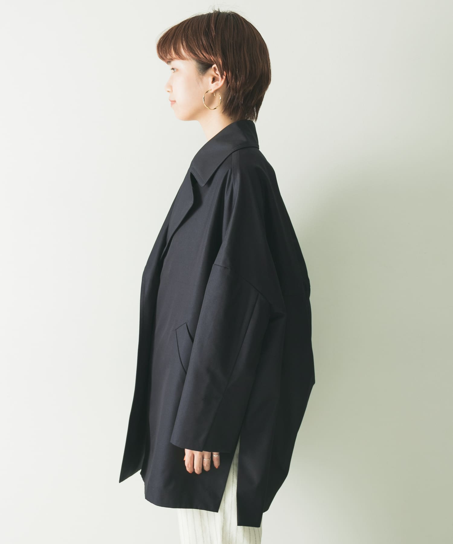 ENFOLD シャンブレーギャバコクーンコート[300DS1301450U04]｜URBAN 