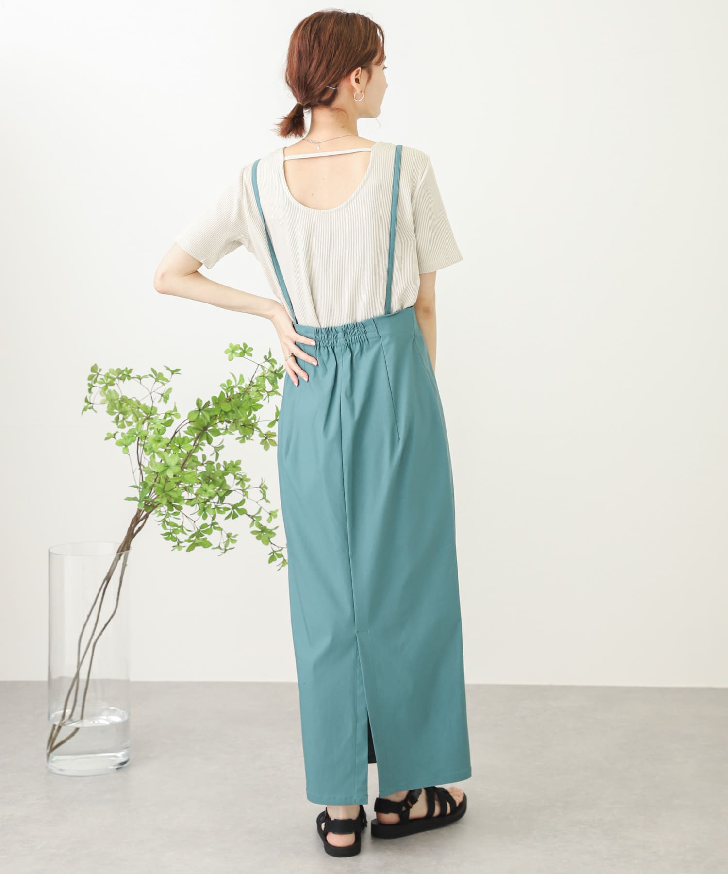 Tallサイズ/WEB限定』ストレッチサスツキハイウエストスカート[AA14 Tallサイズ/WEB限定』ストレッチサスツキハイウエストスカート[AA14