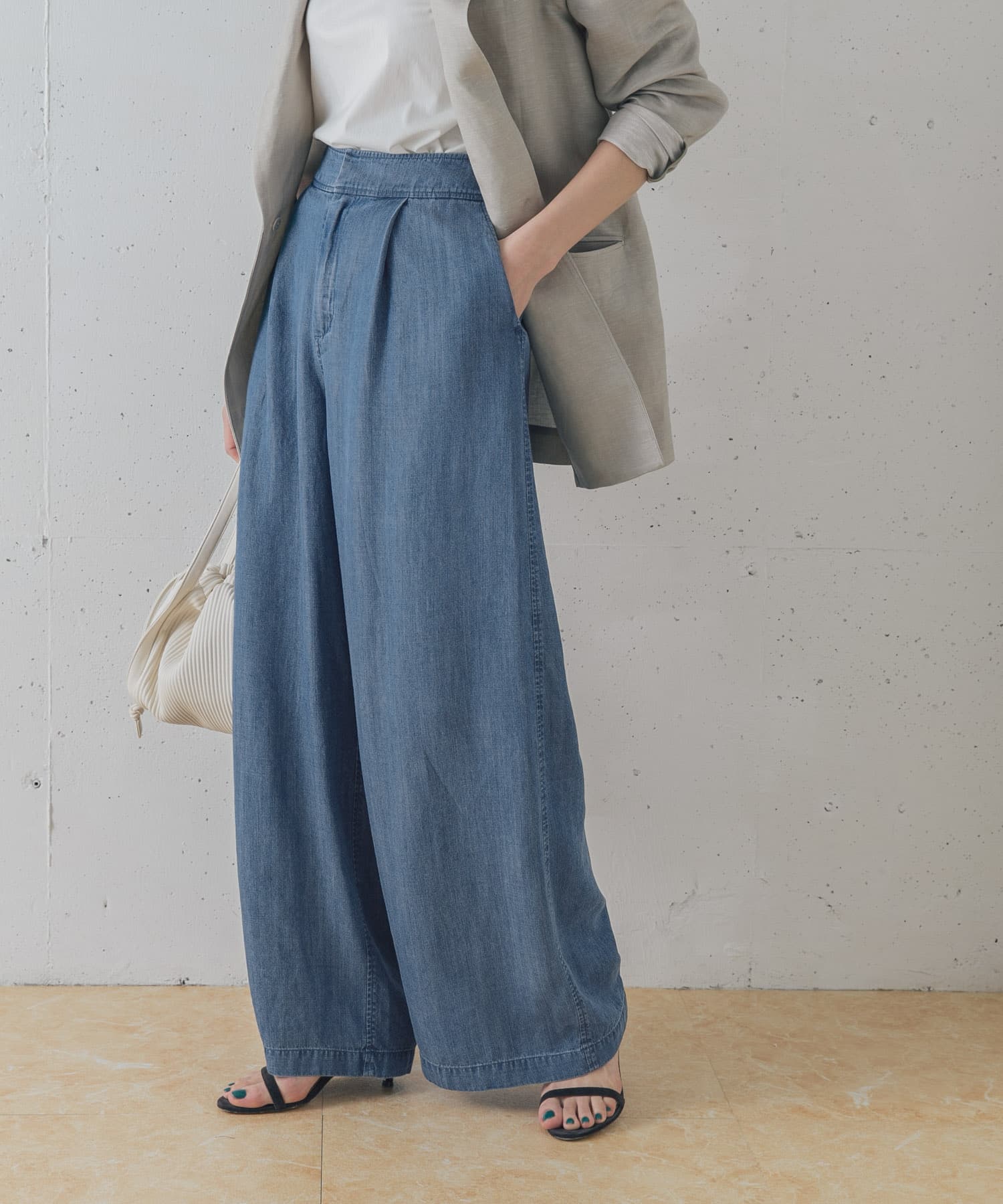 テンセルデニムワイドパンツ Ra15 24d001 Urban Research公式ファッション通販 テンセルデニムワイドパンツ Ra15 24d001 Urban Research公式ファッション通販