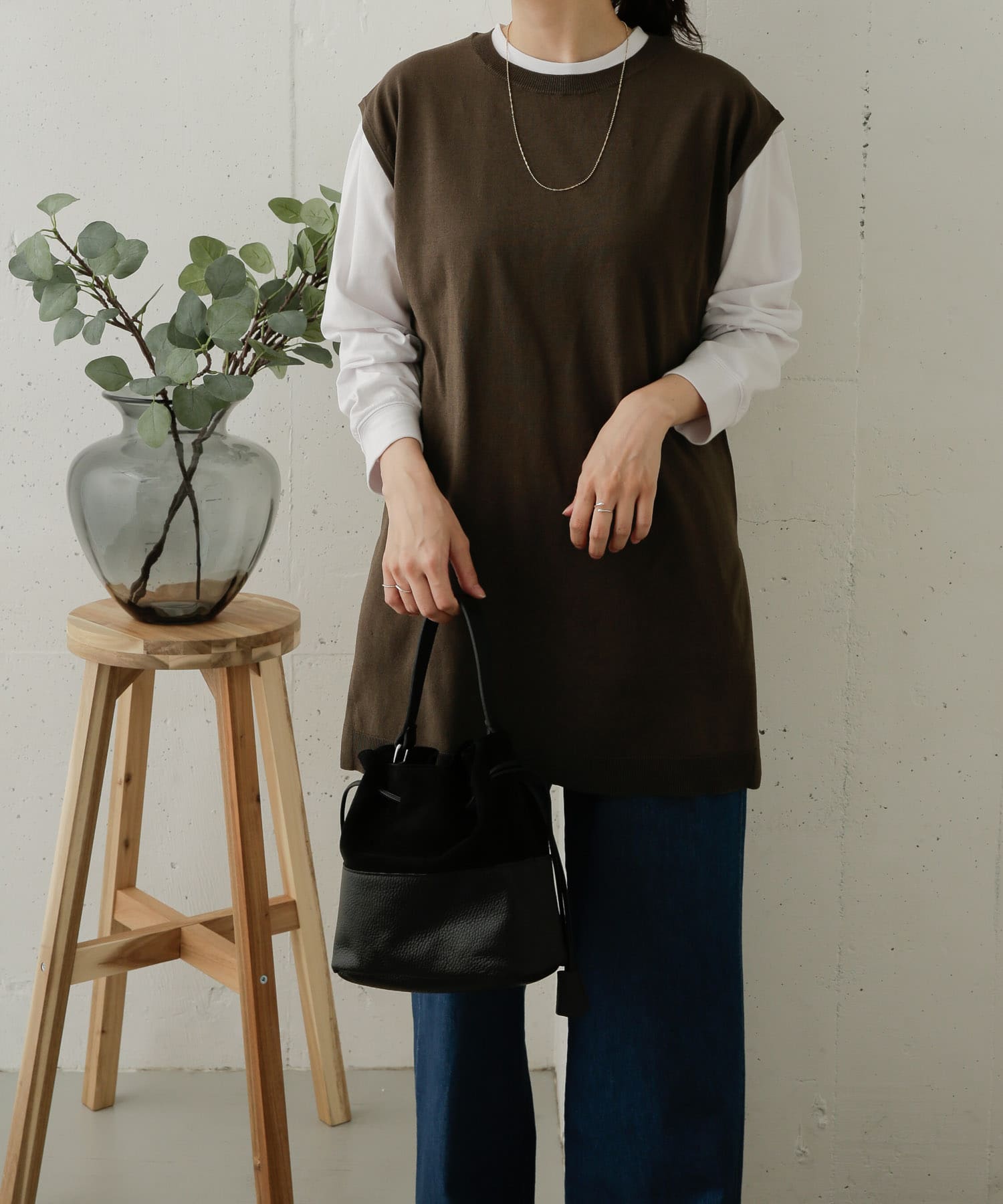セール 53%OFF】サテンティアードノースリーブチュニック
