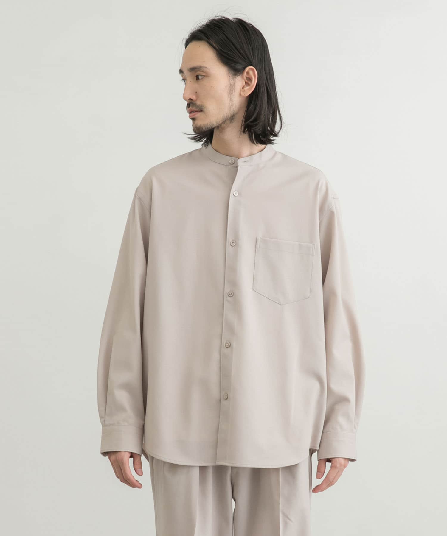 WASHABLEウールバンドカラーシャツ[UR24-13B001]｜URBAN RESEARCH公式ファッション通販
