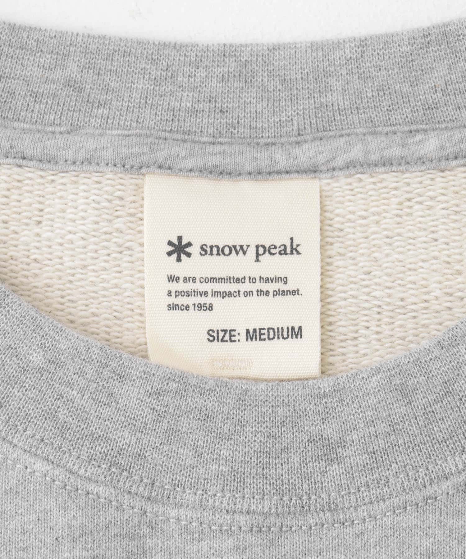 snow peak apparel Recycled Cotton Sweat Crewneck[SW-22SU401-DM24]｜URBAN  RESEARCH公式ファッション通販