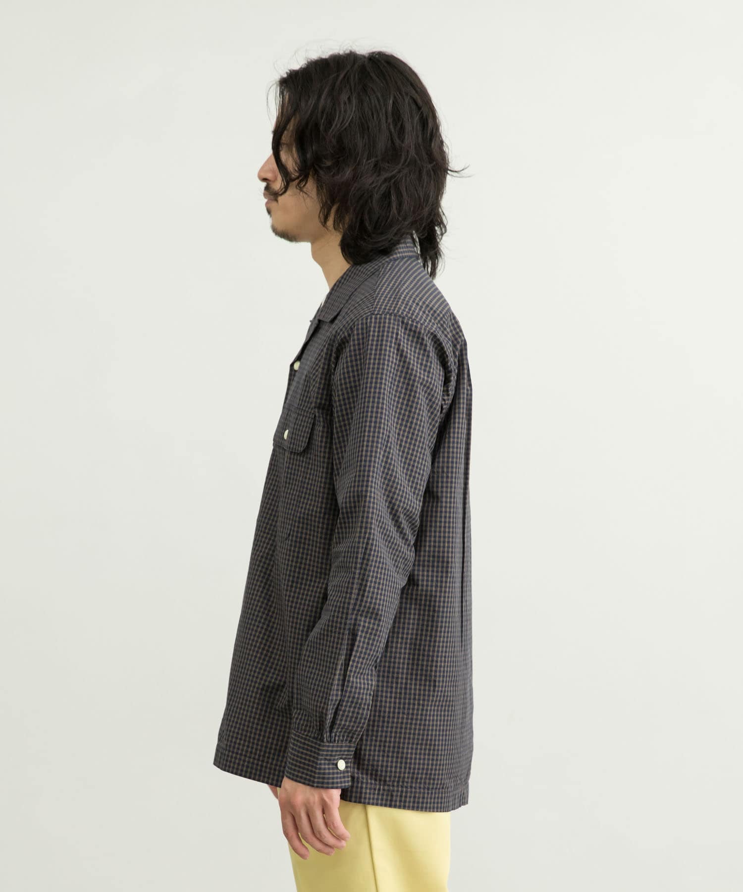 WORK NOT WORK Checked Open collar Shirts[UW25-13R010]｜URBAN