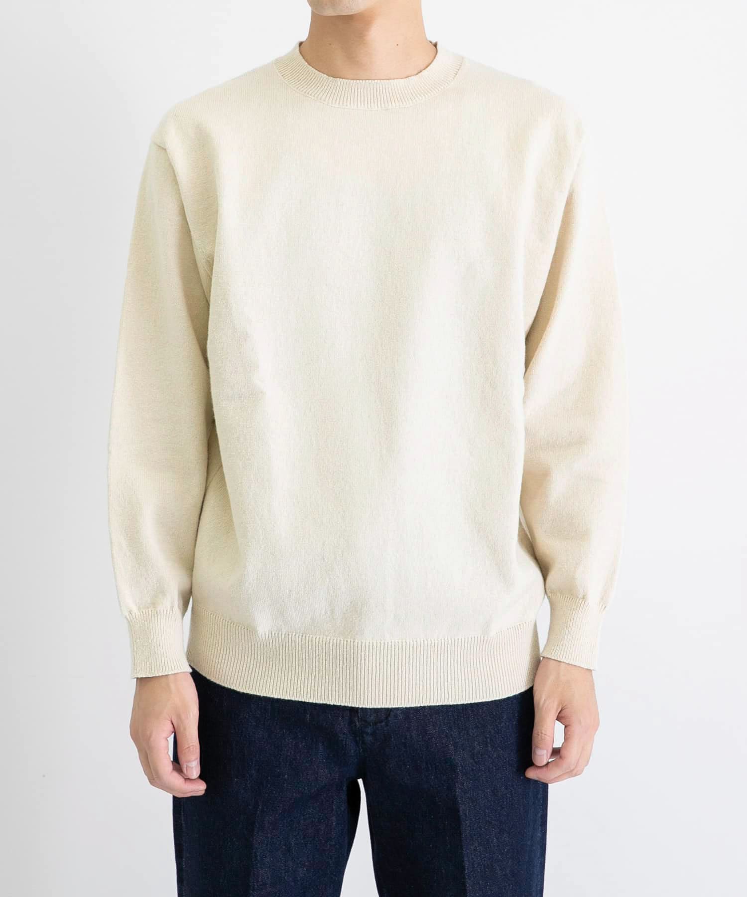 Yonetomi RIGID CASHMERE KNIT PULLOVER[224-017-BSM27]｜URBAN