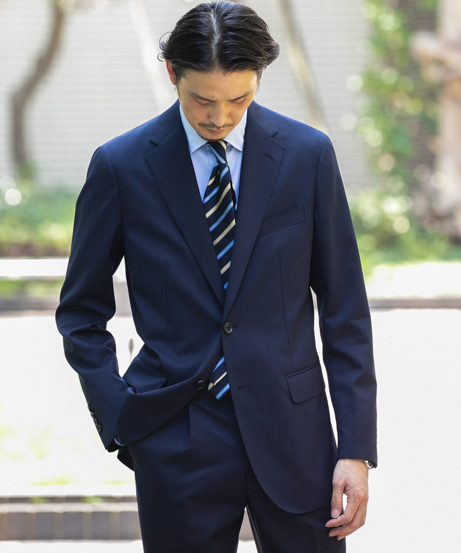 LIFE STYLE TAILOR SOLOTEXウォッシャブルストレッチジャケット[DT26 