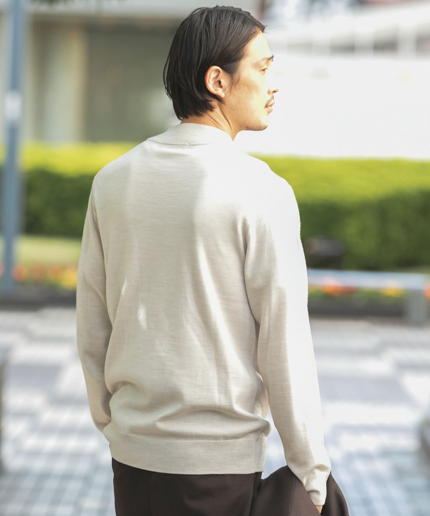 LIFE STYLE TAILOR ハーモニーモックネックニット[DT27-12L003]｜URBAN