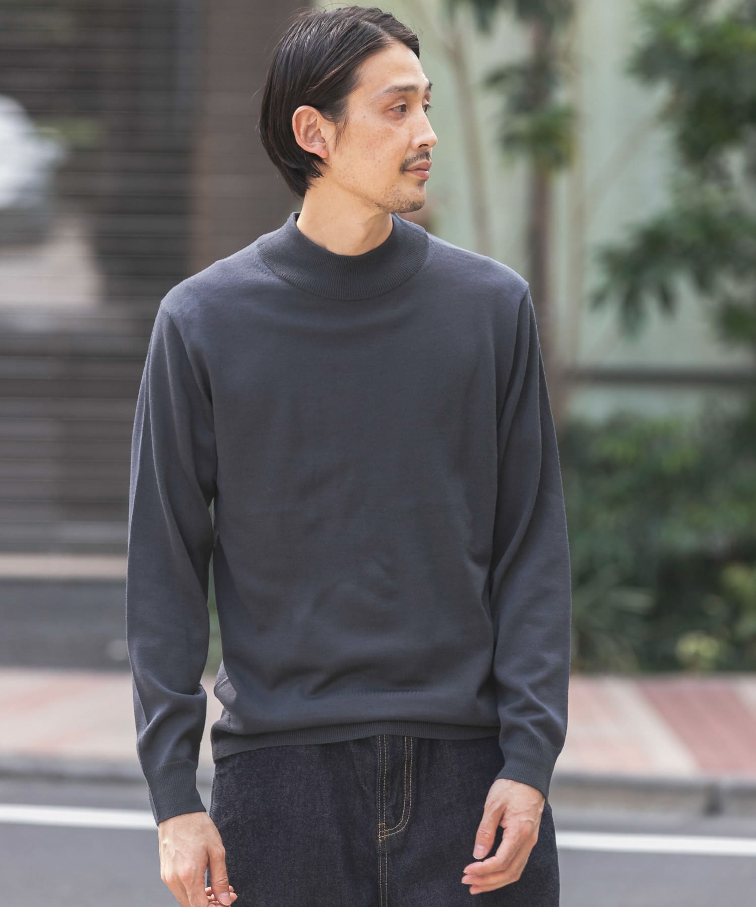 LIFE STYLE TAILOR ハーモニーモックネックニット[DT27-12L003]｜URBAN