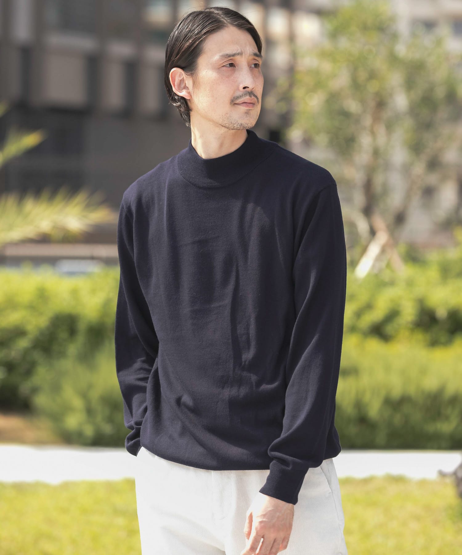 LIFE STYLE TAILOR ハーモニーモックネックニット[DT27-12L003]｜URBAN