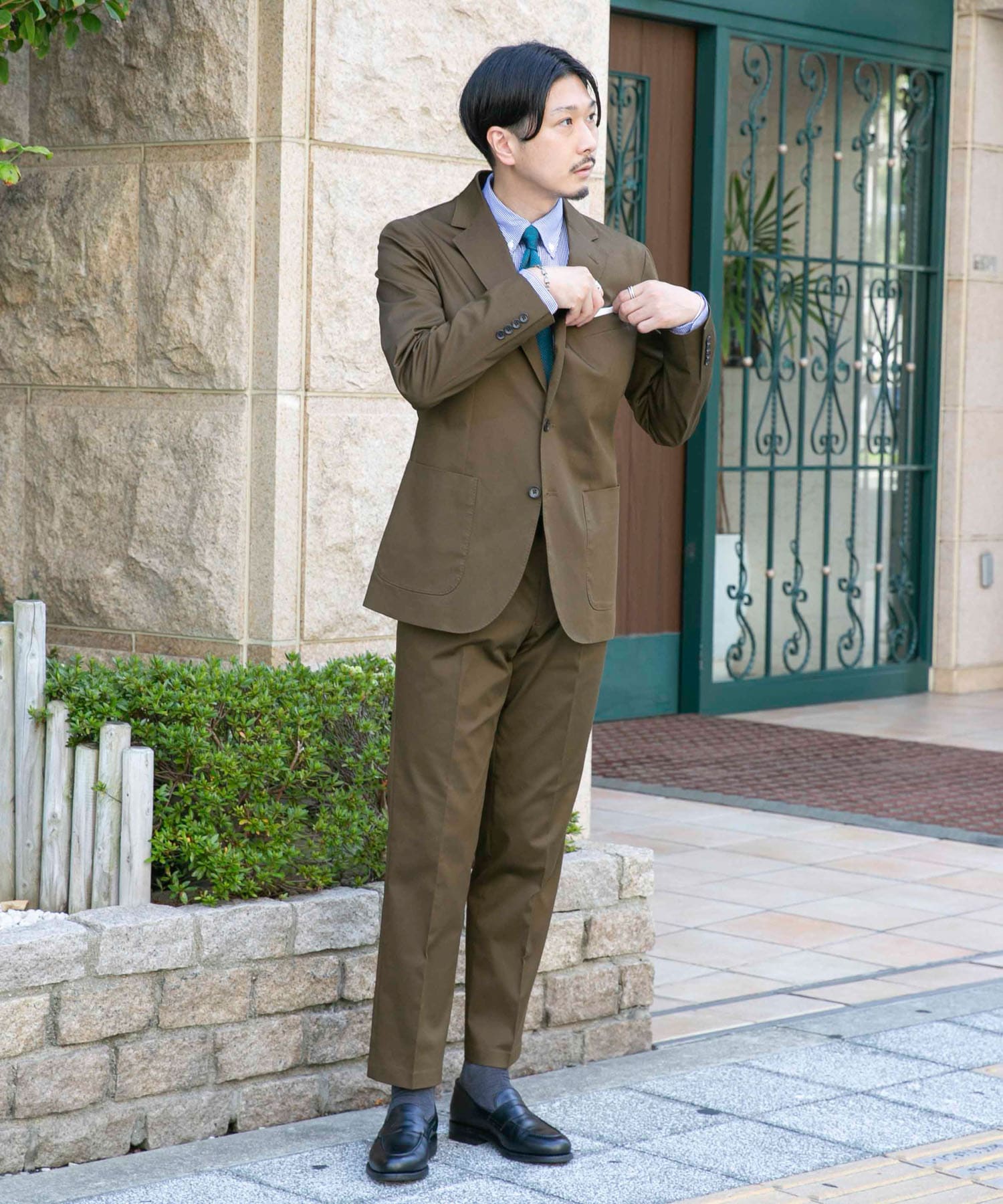 LIFE STYLE TAILOR ストレッチコットンパンツ[DT26-14L503]｜URBAN