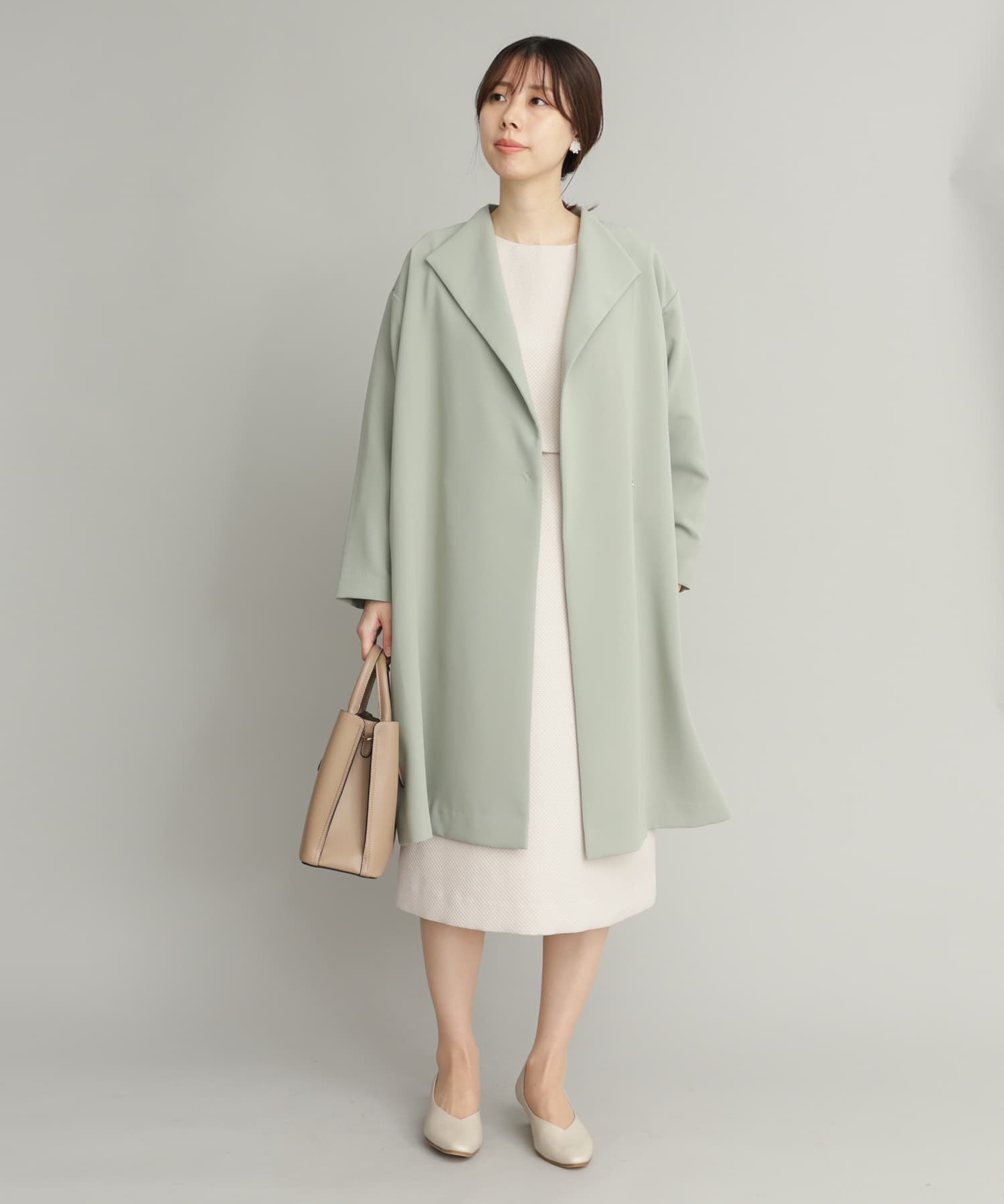 Sサイズ/WEB/一部店舗限定』ダブルクロスガウンコート[DR34-27E201