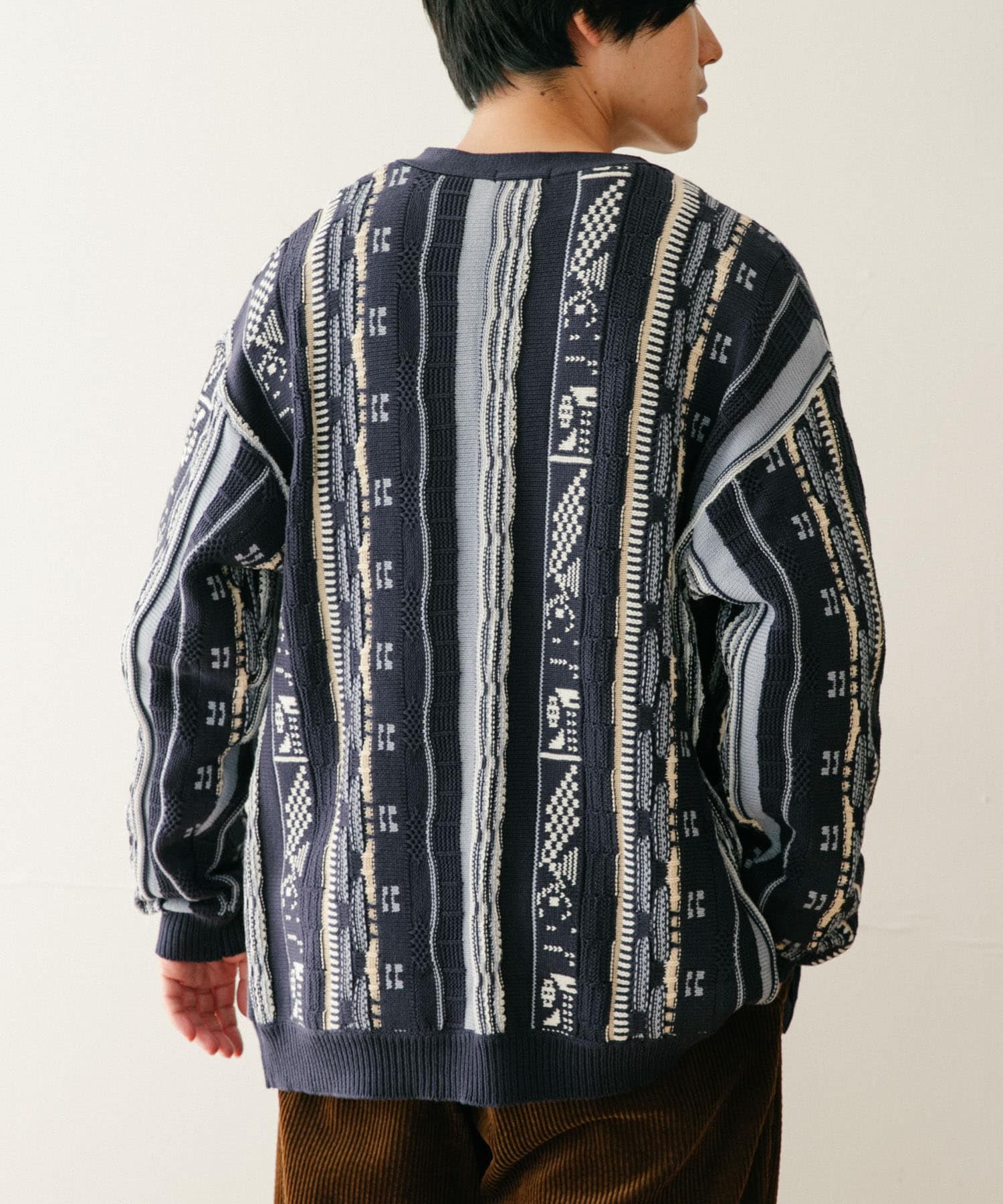 マルチジャカード ニットカーディガン[IT26-12A013]｜URBAN RESEARCH 