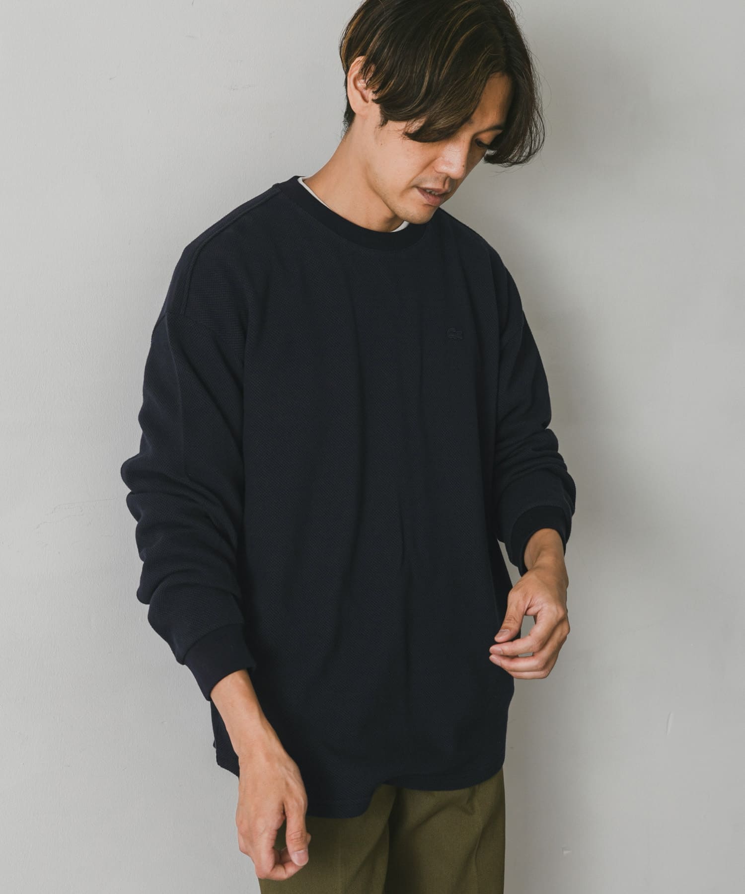 別注』LACOSTE for DOORS thick moss stitch L/S[TH232PLURD-DM26 ...