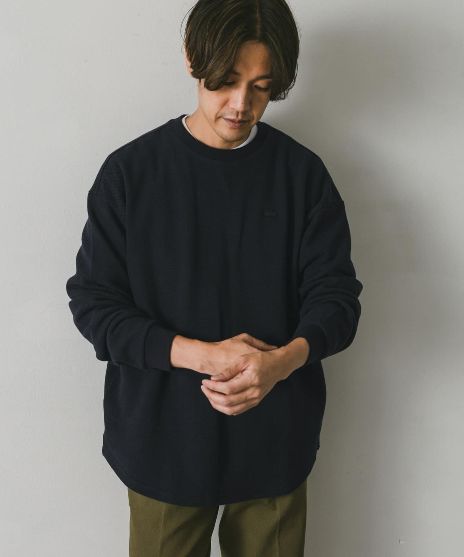 別注』LACOSTE for DOORS thick moss stitch L/S[TH232PLURD-DM26 ...