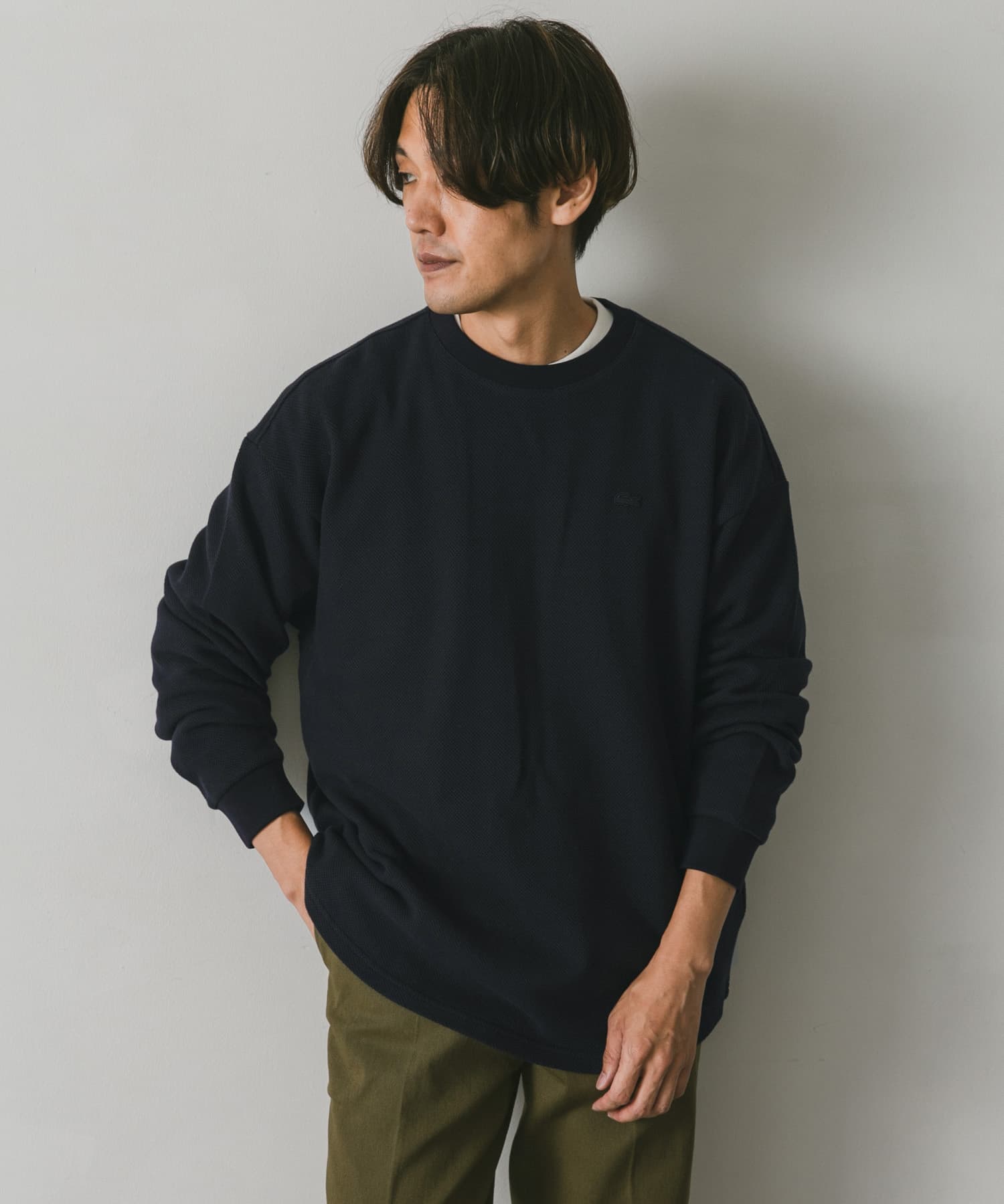別注』LACOSTE for DOORS thick moss stitch L/S[TH232PLURD-DM26 ...