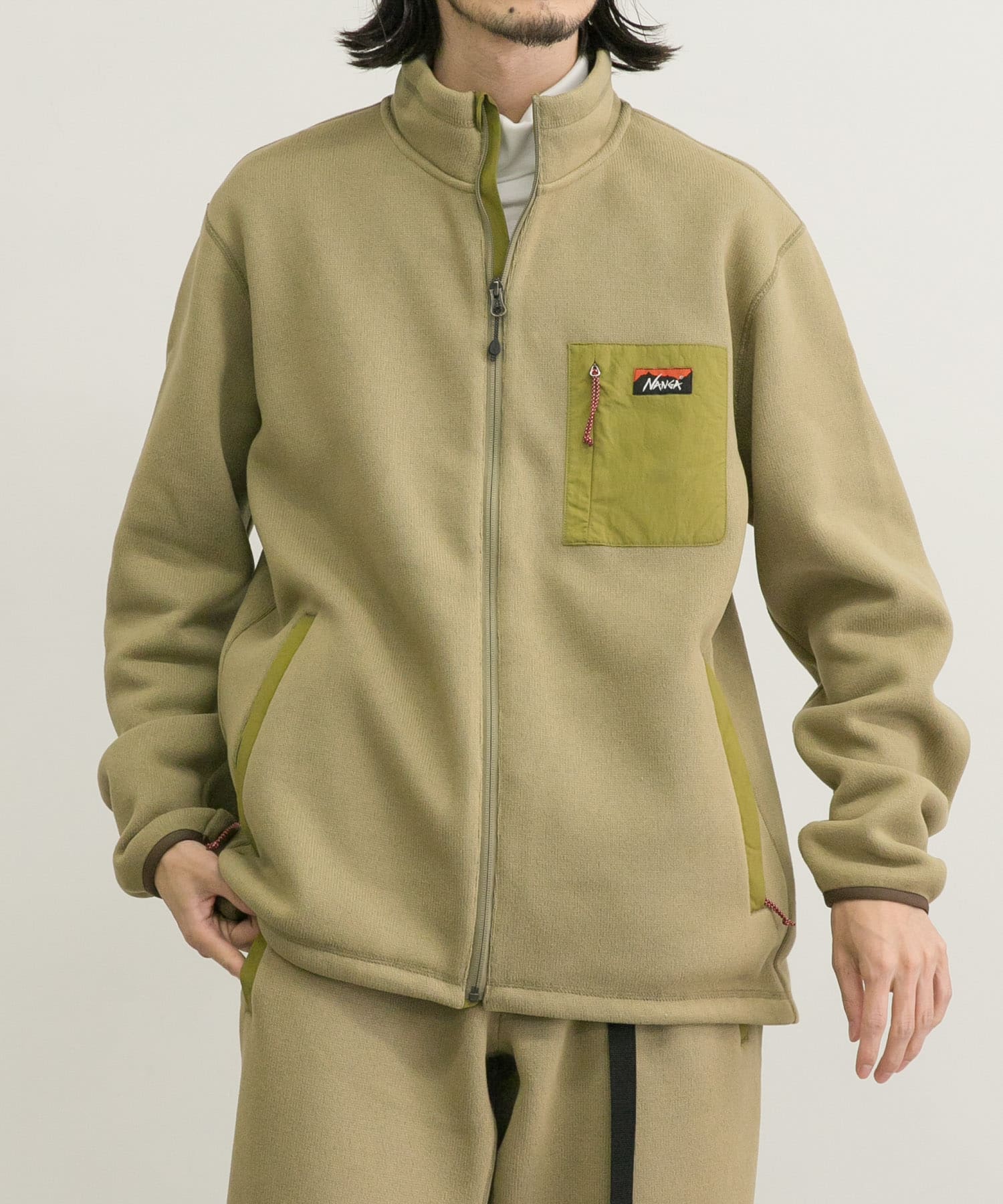 【売り切り】NANGA POLARTEC FLEECE ZIP BLOUSON