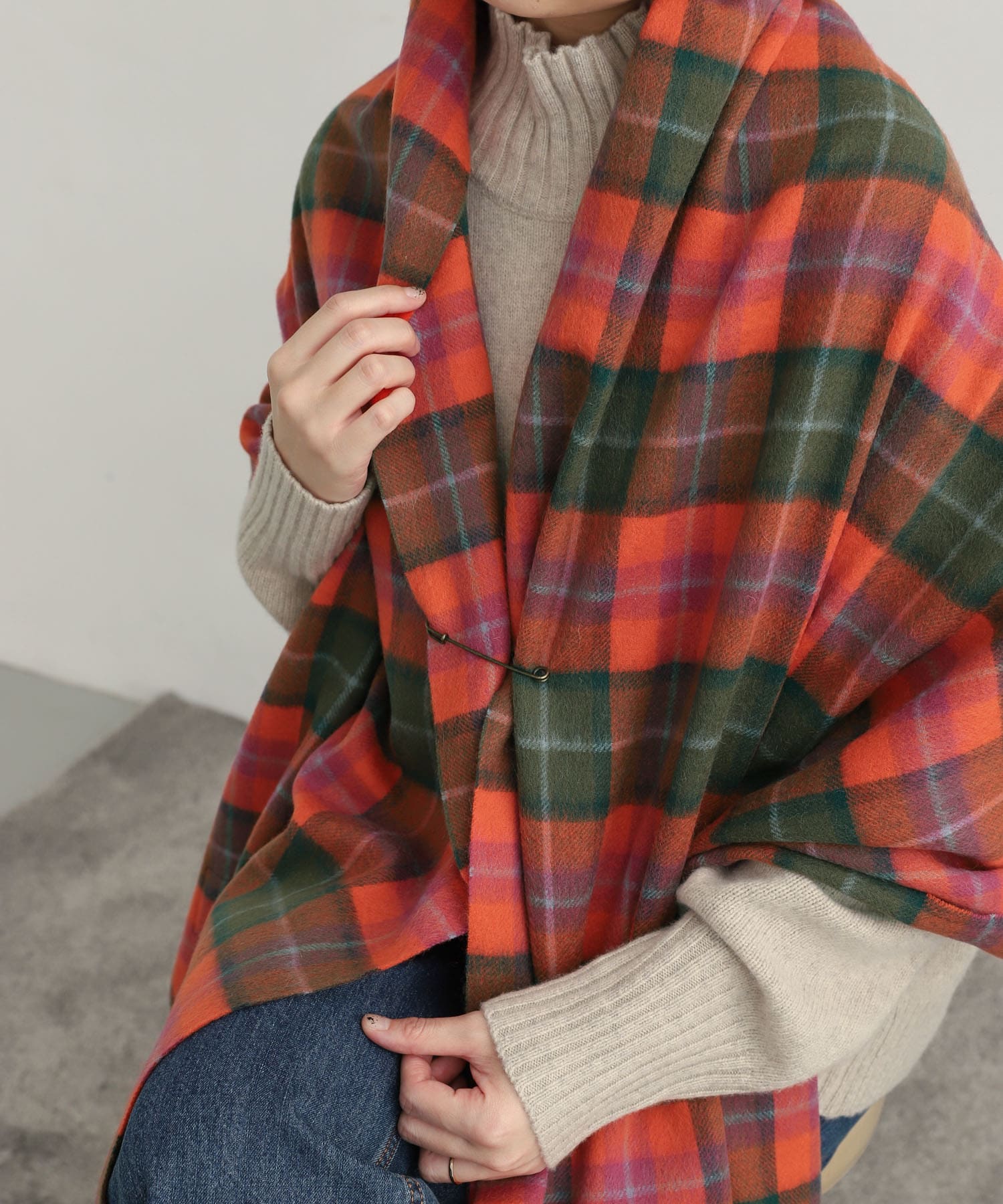 【祝開店!大放出セール開催中】 TWEED SIZE MILL Lambswool 新品アーバンリサーチ FREE Stole