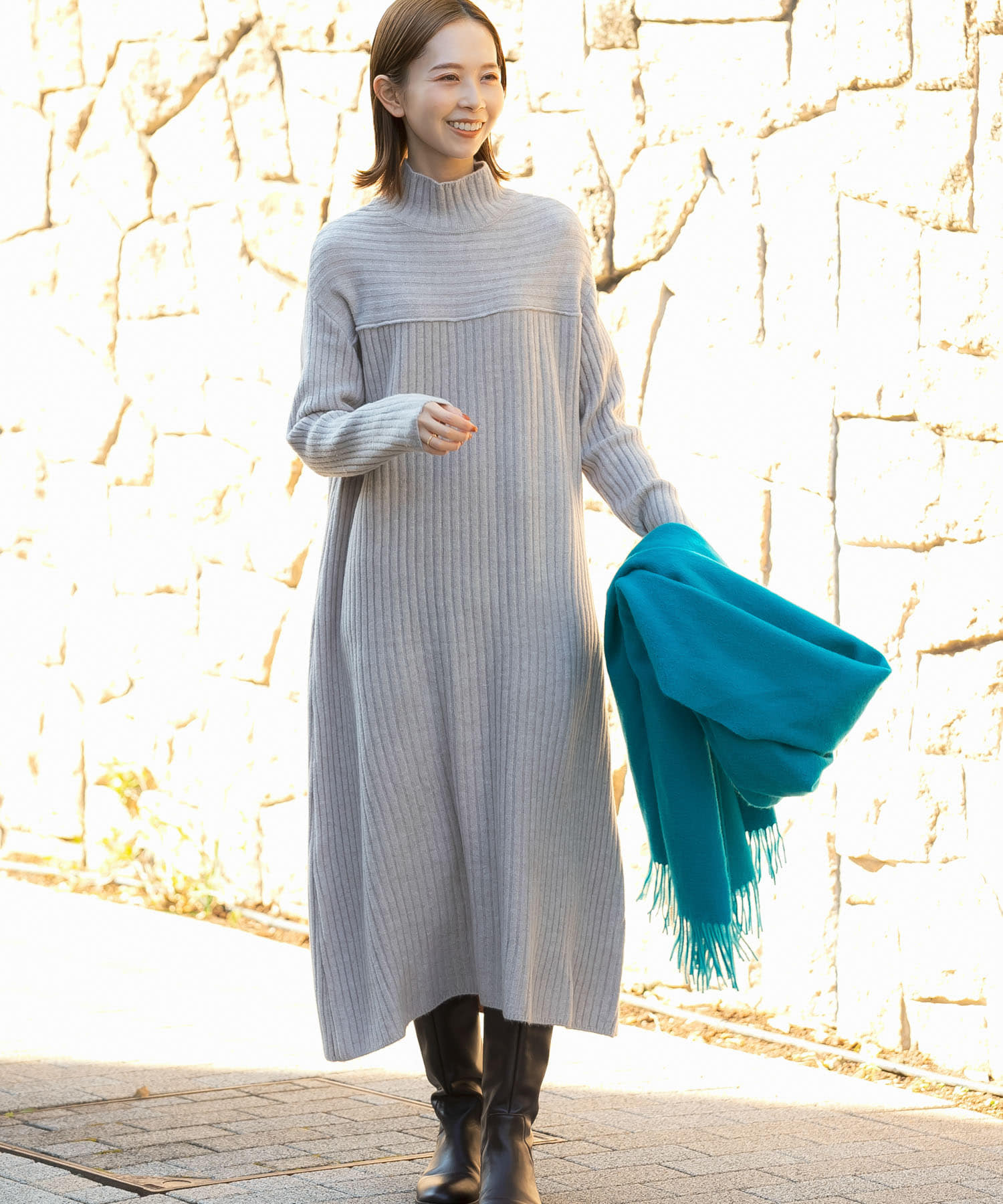 リブハイネックロングニットワンピース[RA27-26C704]｜URBAN RESEARCH 
