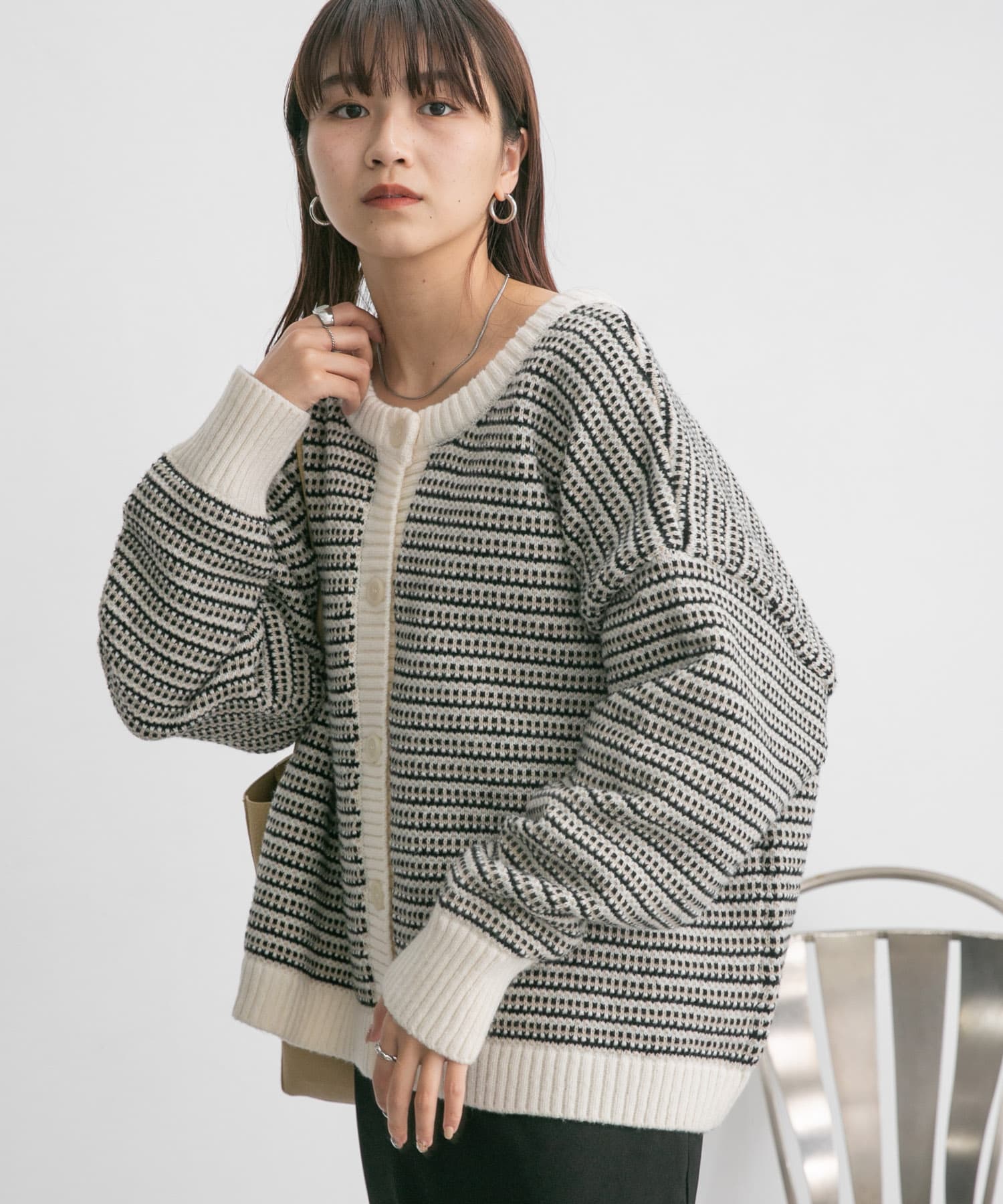 WEB/一部店舗限定』2WAYマルチボーダーニット[KW27-22V950]｜URBAN