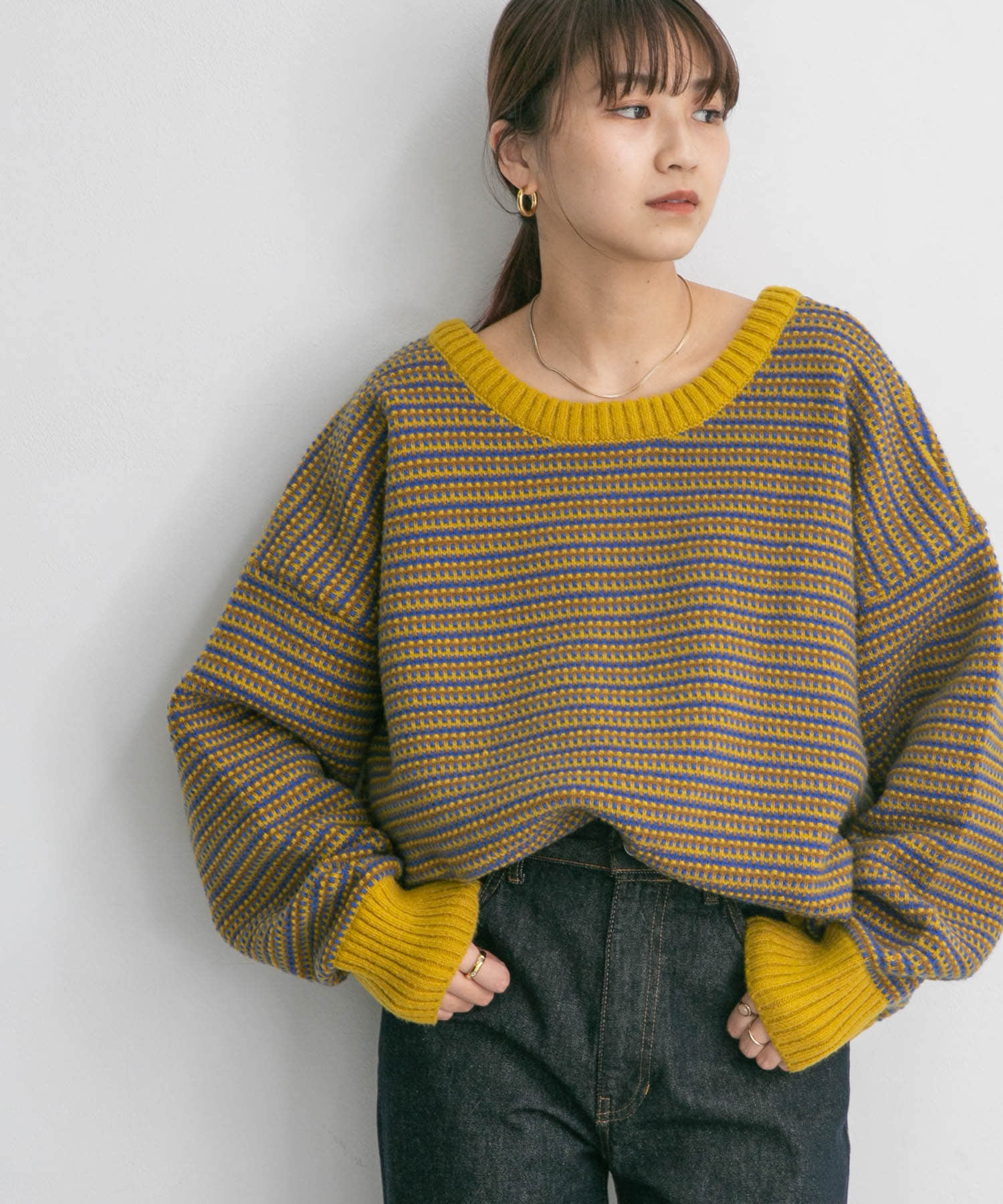 WEB/一部店舗限定』2WAYマルチボーダーニット[KW27-22V950]｜URBAN