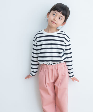『親子リンク』ボーダーワイドプルオーバー(KIDS)