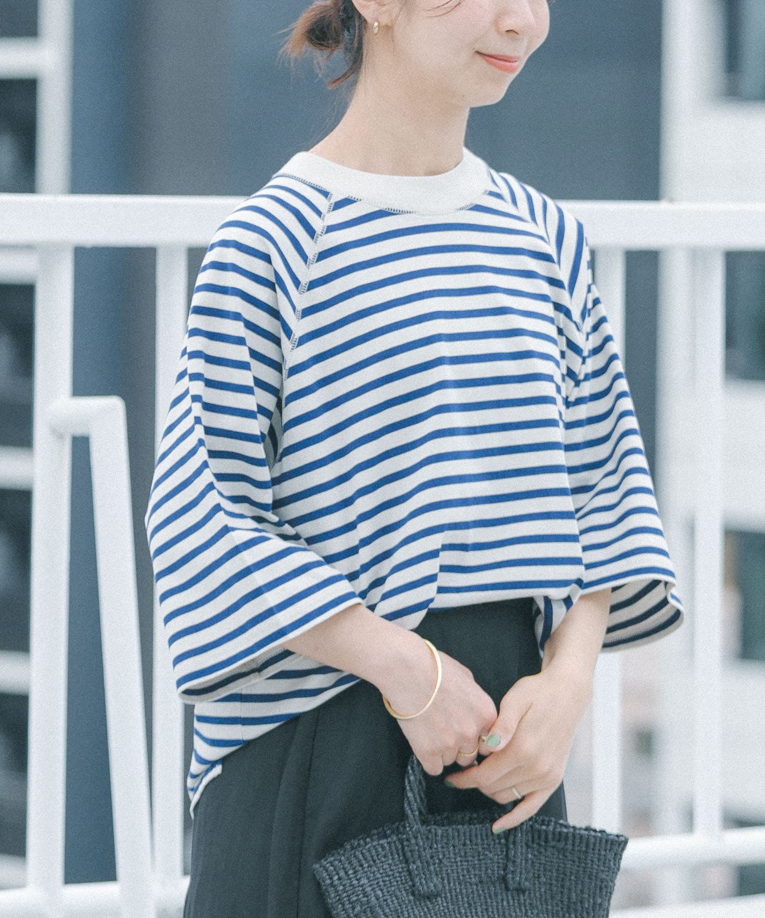 FORK&SPOON ボーダー5分袖Tシャツ[DF35-21V094]｜URBAN RESEARCH公式