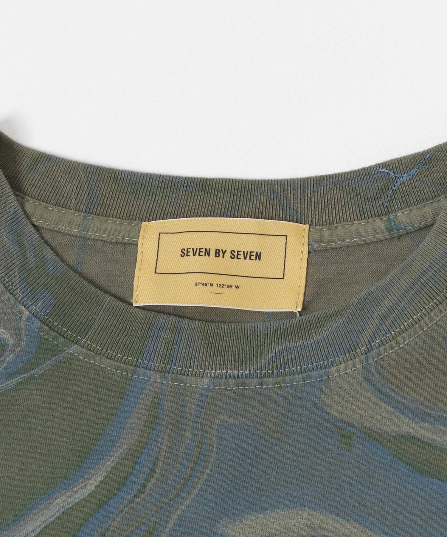 SEVEN BY SEVEN PIGMENT DYED T-SHIRTS[800-3166105UM35]｜URBAN 