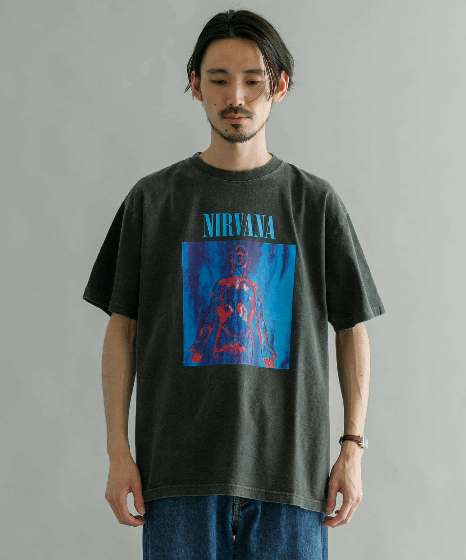 GOOD ROCK SPEED NIRVANA OVER SHORT-SLEEVE T-SHIRTS[23NVN004W-UM35 