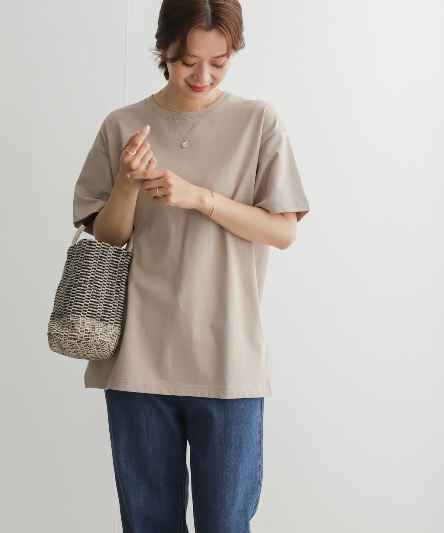 オーガニックコットンワイドチュニックTシャツ[DR35-21U122]｜URBAN