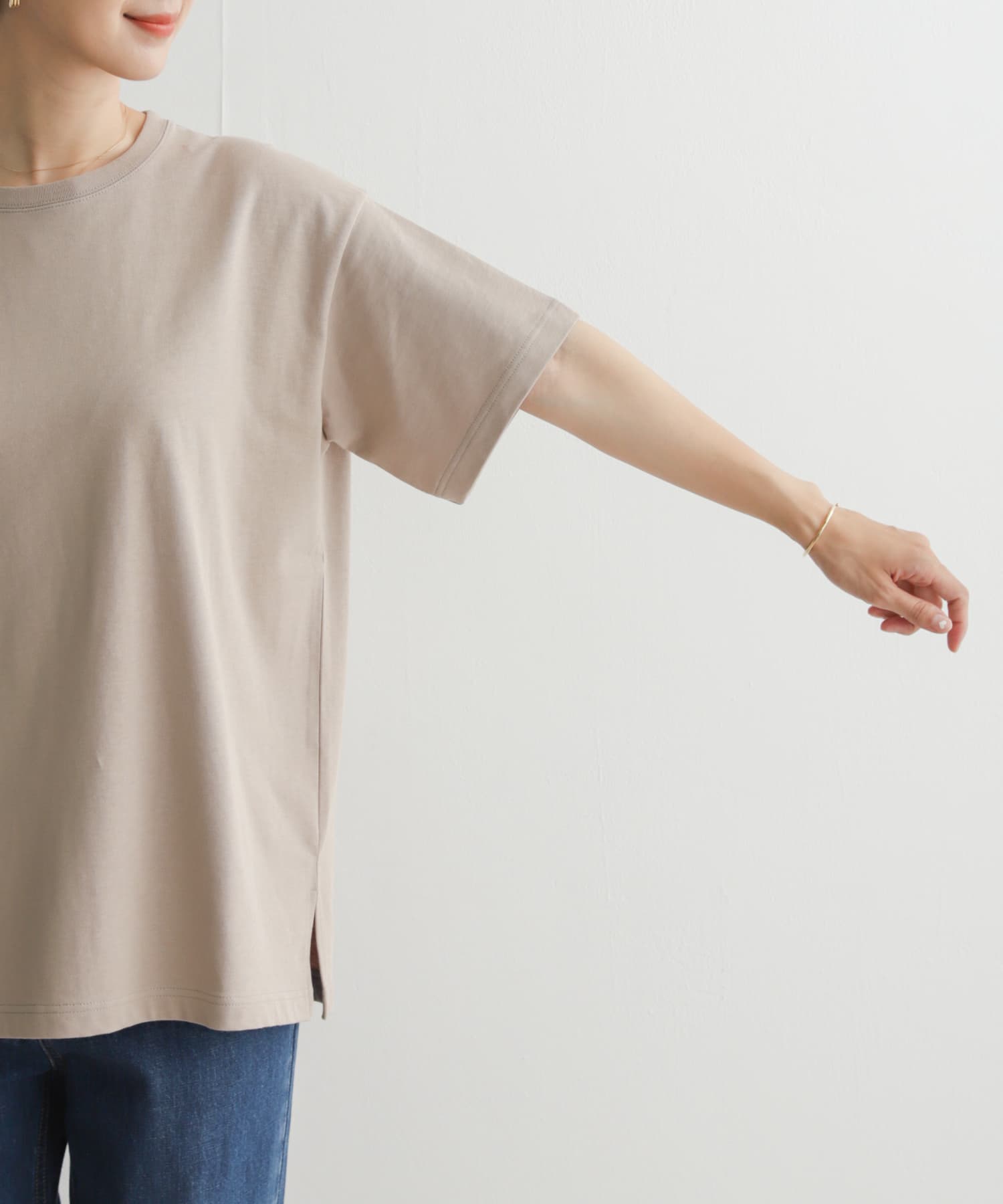 オーガニックコットンワイドチュニックTシャツ[DR35-21U122]｜URBAN