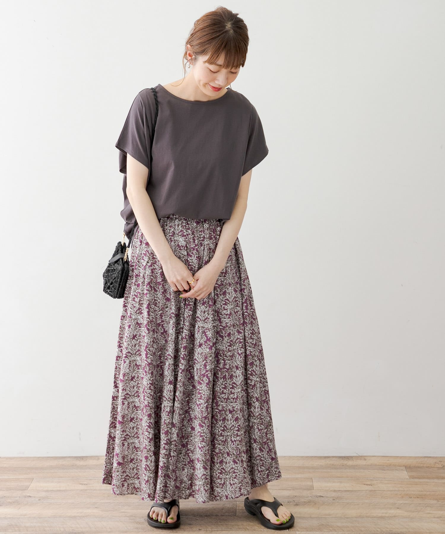ボタニカルプリントスカート[LA35-25R605]｜URBAN RESEARCH公式