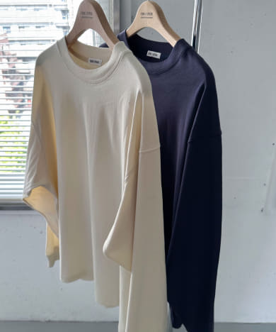 FORK&SPOON　ハイツイストジャージーロングスリーブTシャツ