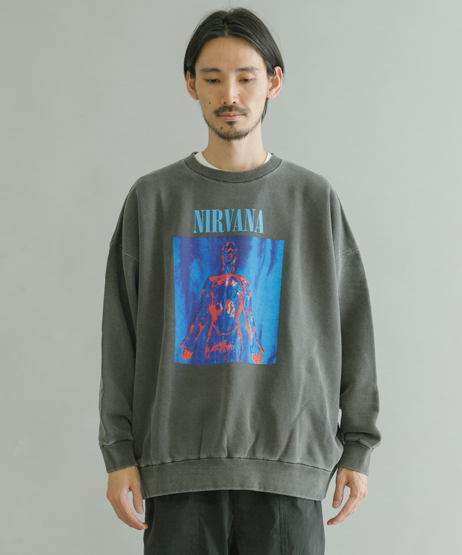 NIRVANA スウェット　くすみ加工