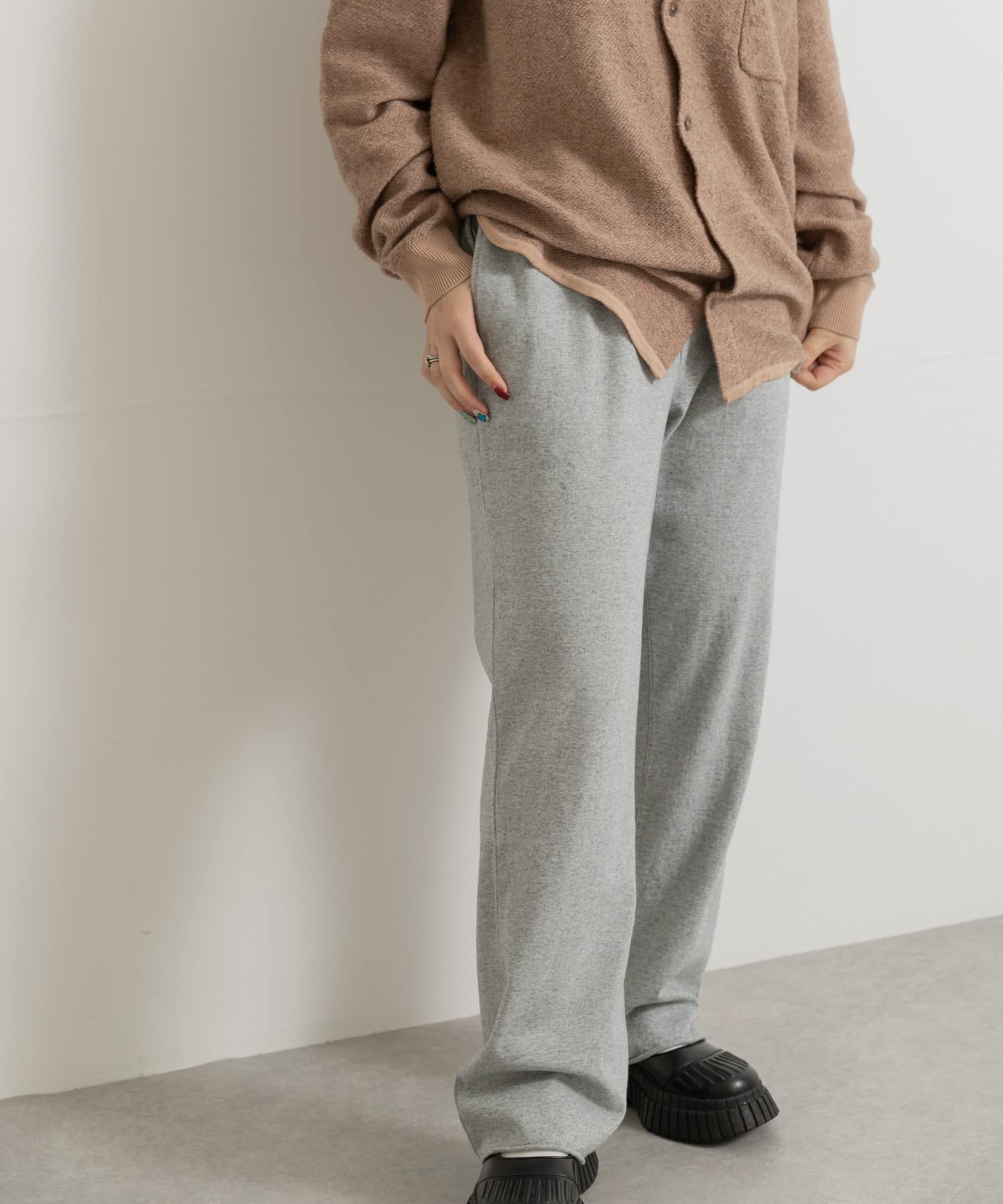 20-60代 人気ファッションブランド ザ グッドランド pants[MM33-24C020 sweat Upcycled マーケット パンツ