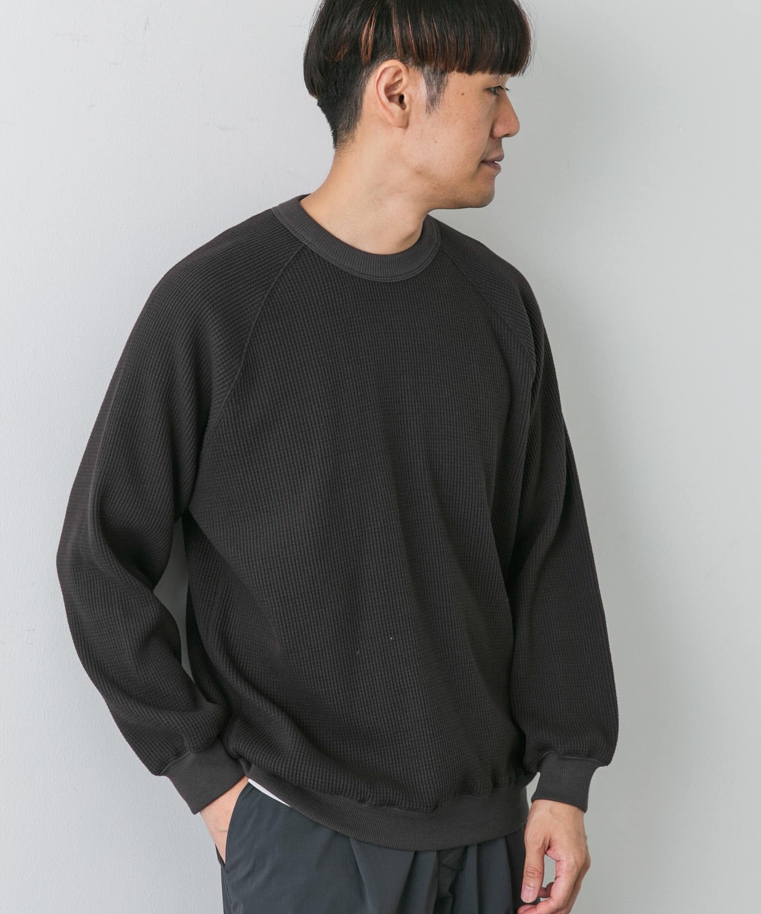 XLサイズ/WEB限定』『UR TECH』ワッフルロングスリーブTシャツ[DR37 XLサイズ/WEB限定』『UR TECH』ワッフルロングスリーブTシャツ[DR37