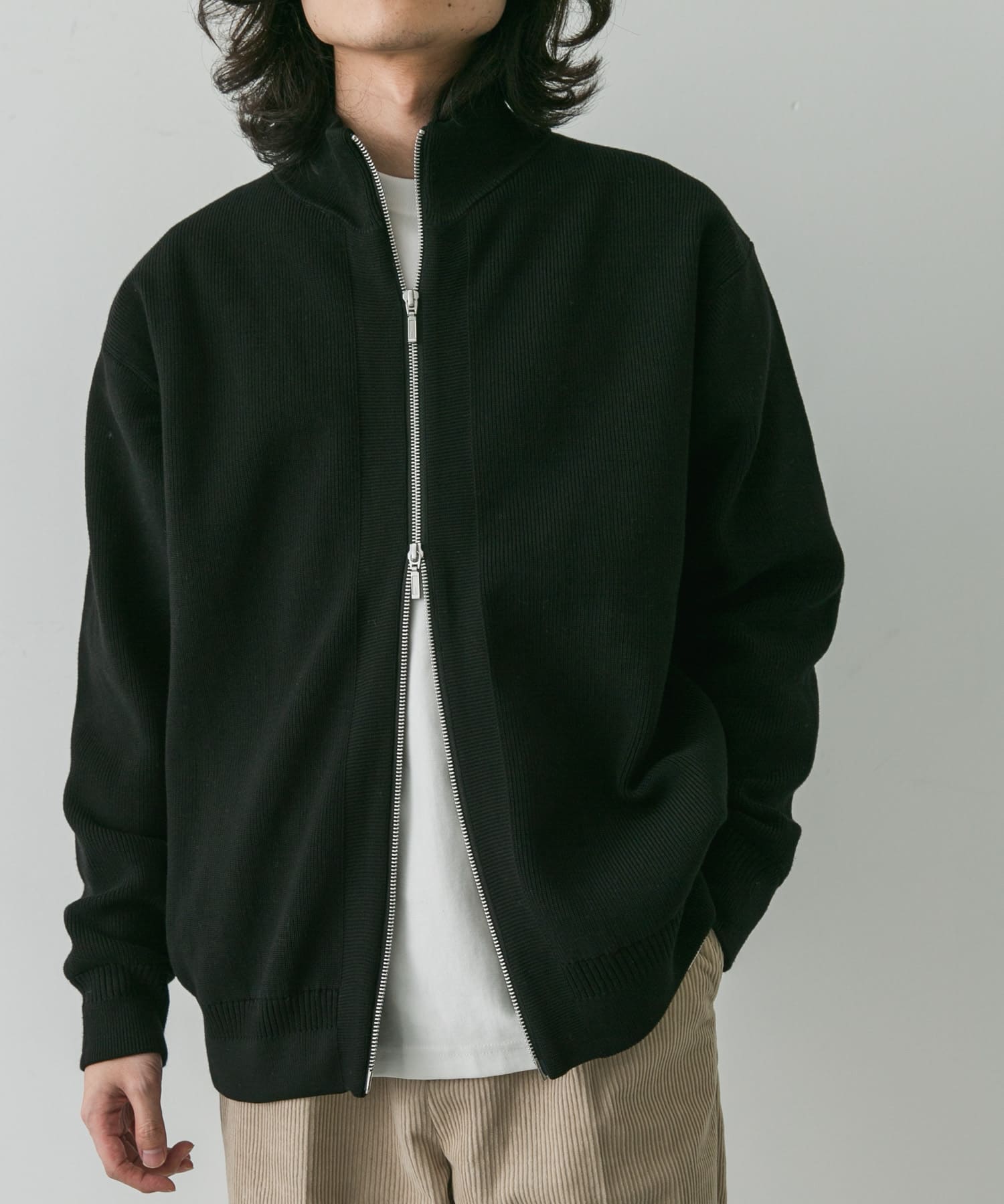 RIB STITCH ドライバーズニット[DR37-12H712]｜URBAN RESEARCH