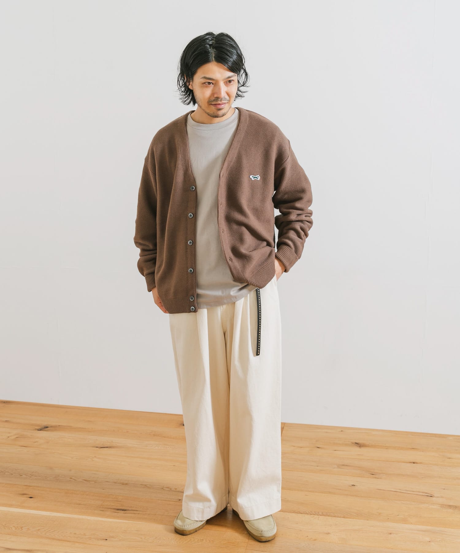 別注』PENNEYS×DOORS THE FOX Vネックカーディガン[DR37-12H719 別注』PENNEYS×DOORS THE FOX Vネックカーディガン[DR37-12H719
