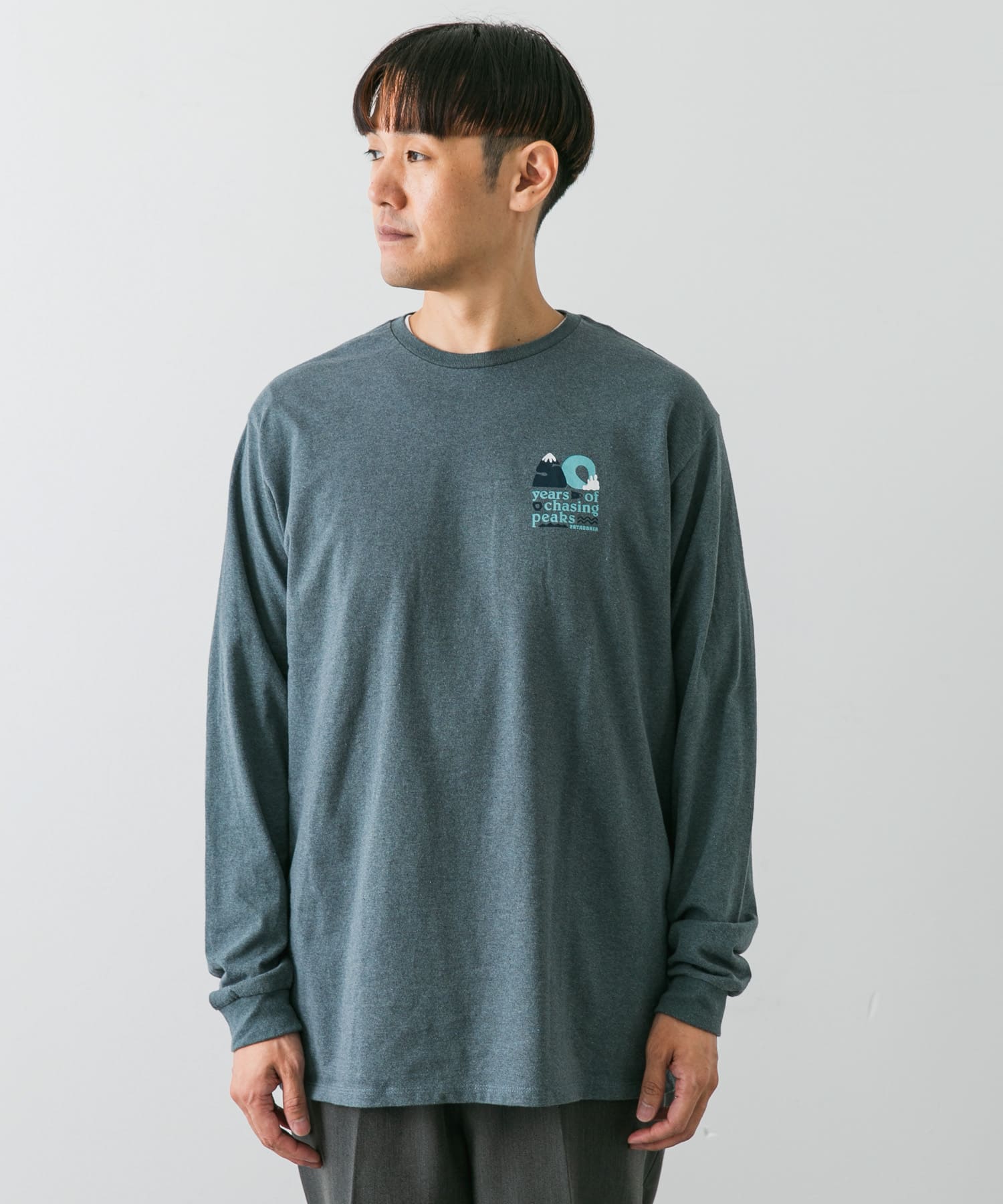 patagonia Ms LongSleeve Chasing Peaks Re-T-shirts[37693-DM36
