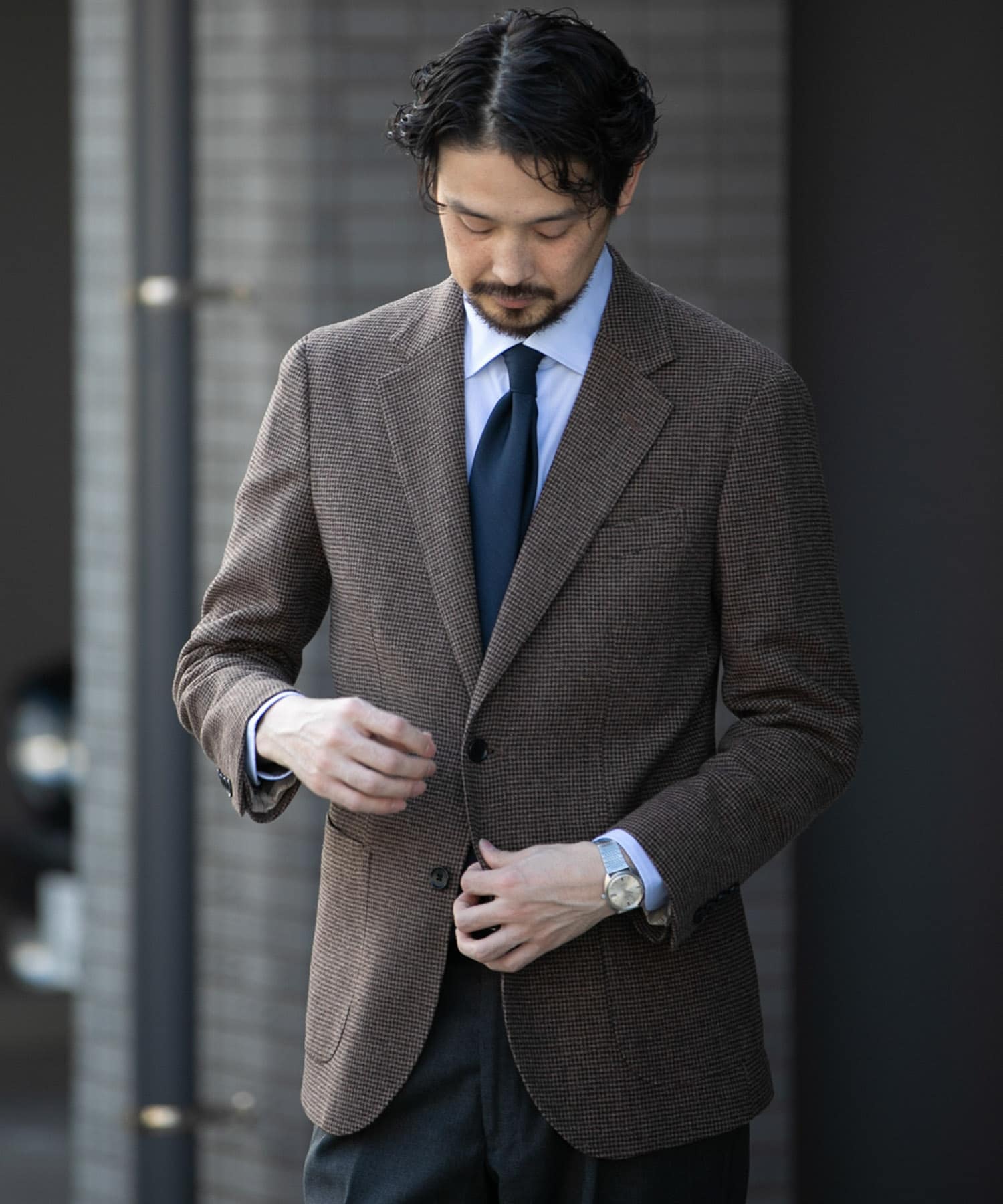 LIFE STYLE TAILOR NOVALANツイードジャケット[DT37-18L502]｜URBAN