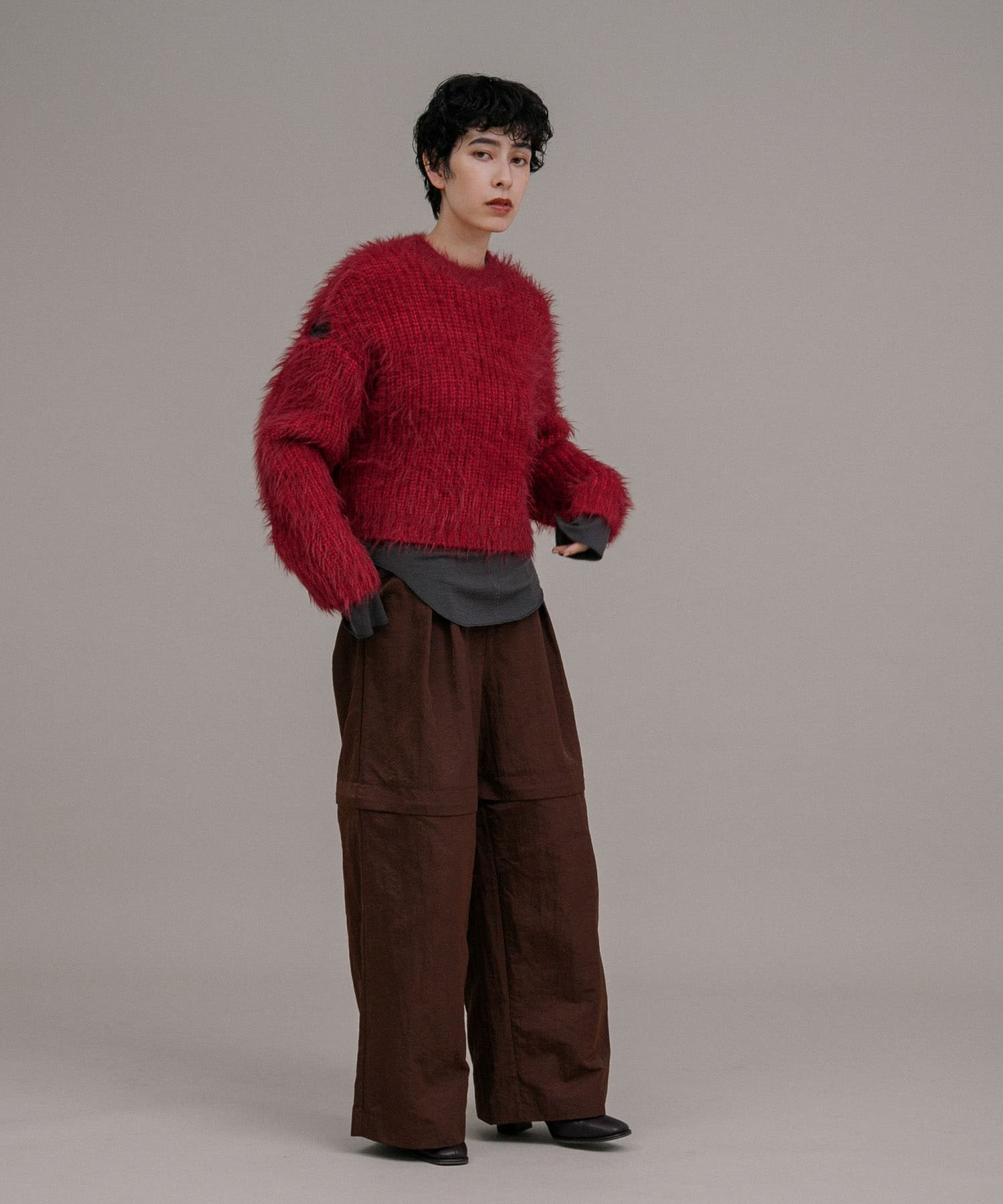 SHOULDER SLIT SHAGGY KNIT[WB37-22N023]｜URBAN RESEARCH公式