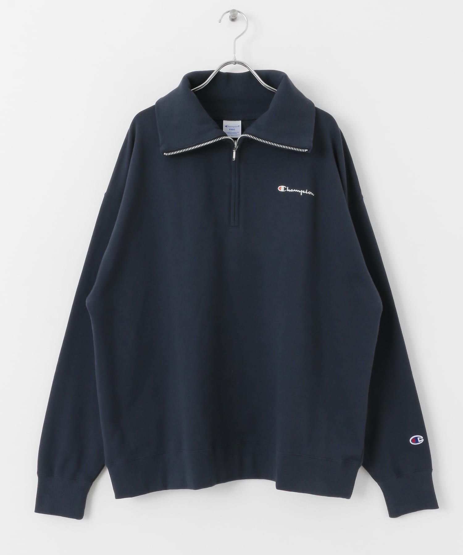 別注』Champion×SENSE OF PLACE ルーズジップトップ[AW47-21S101
