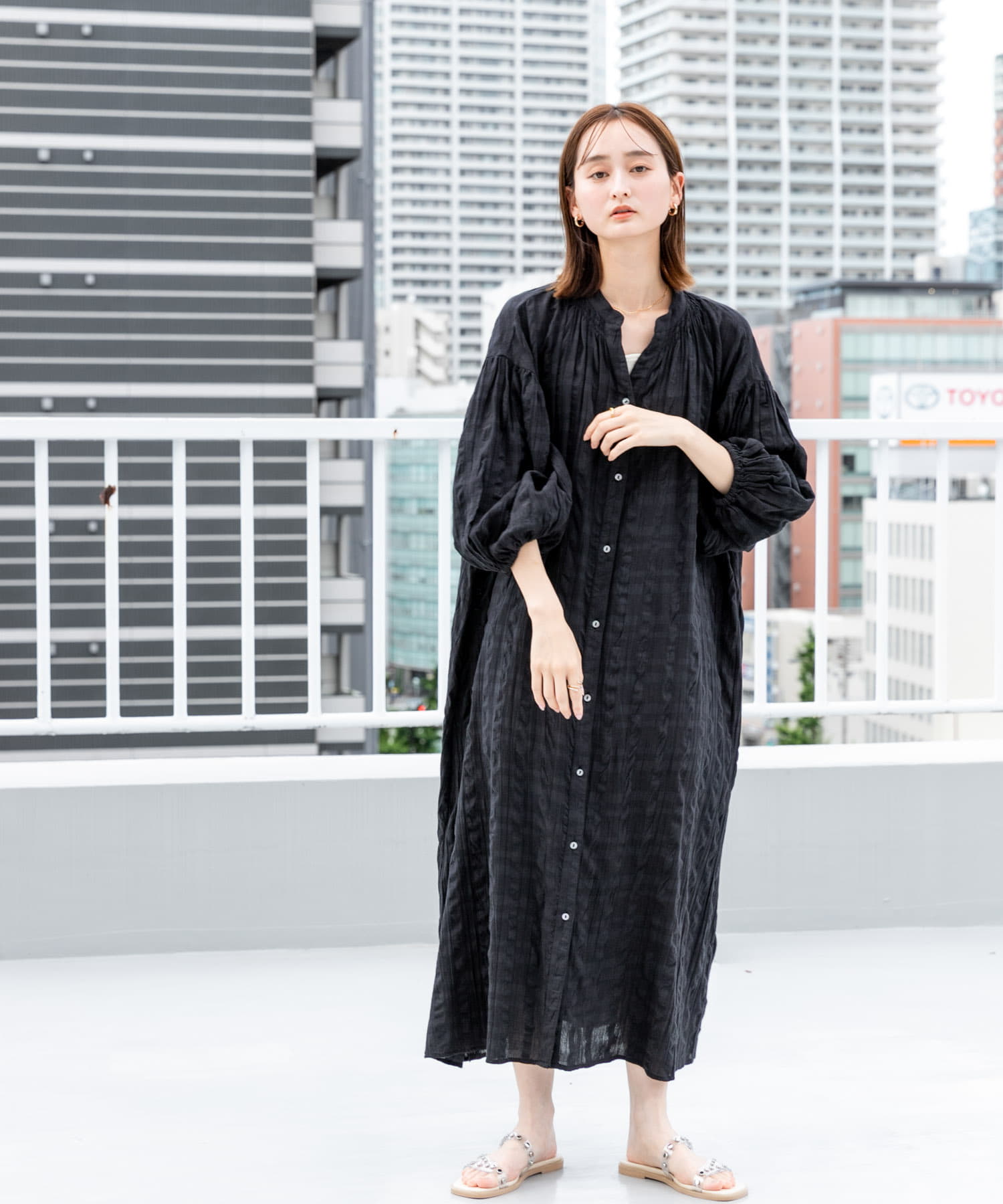 組曲 ワンピース 「WEB限定カラーあり」ボリュームスリーブ
