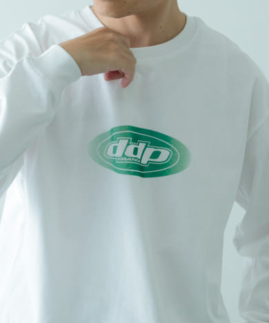 ddp　Foil Print Long Sleeve T-shirts