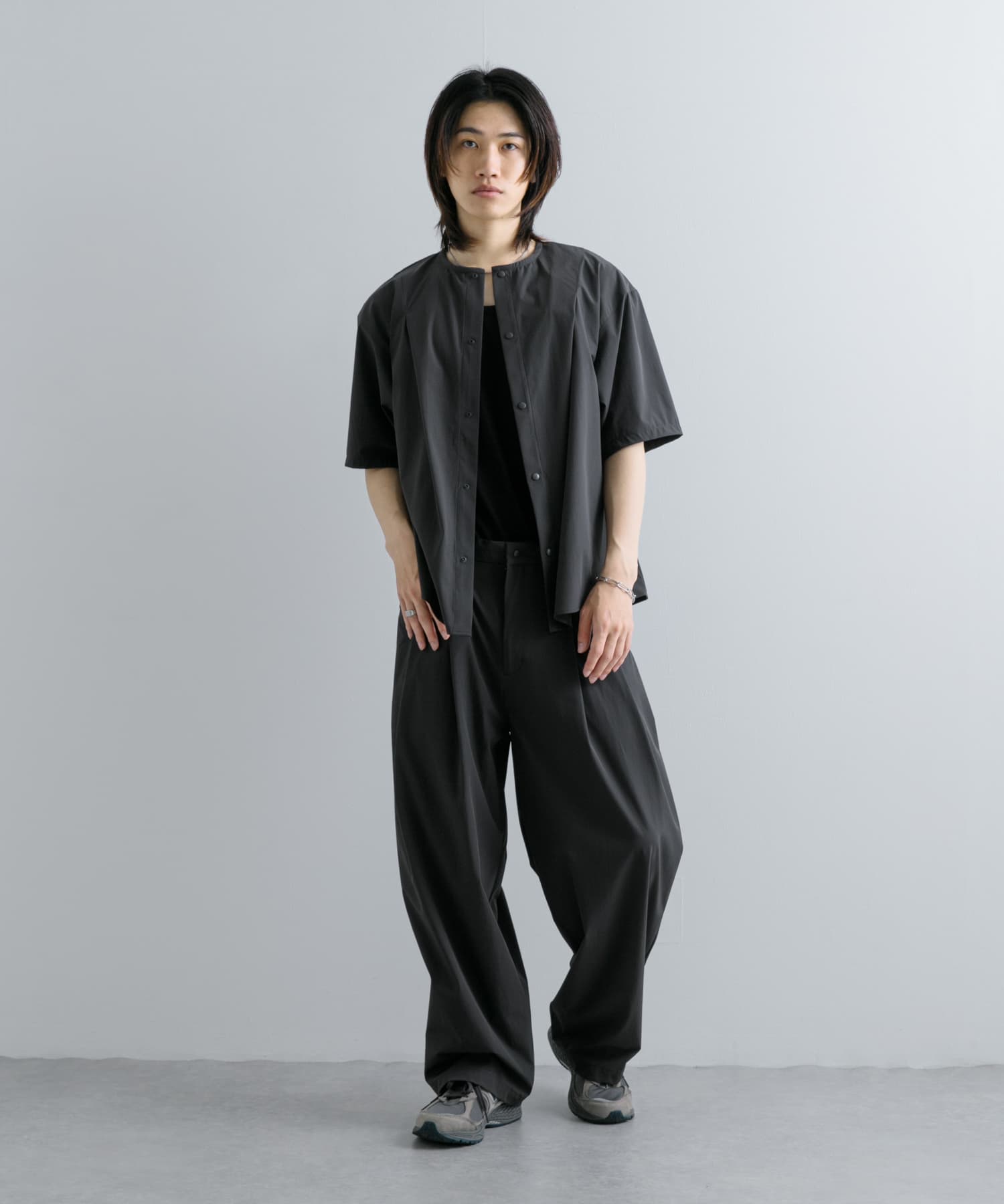 Uiscel 4WAYストレッチ2タックワイドパンツ[AU45-14D103]｜URBAN