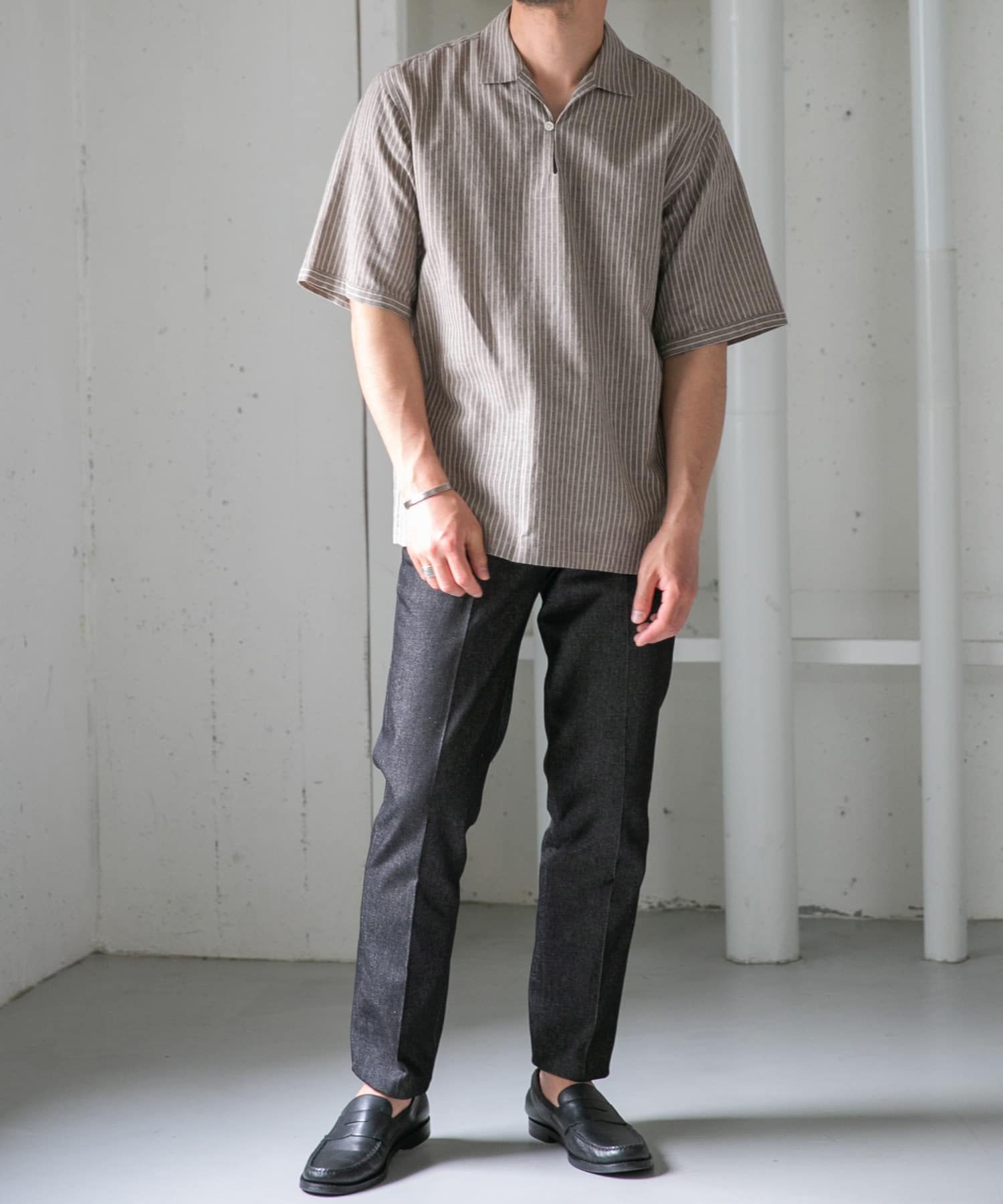洗える】LIBECO スキッパーブラウス / 23区 | ファッション通販