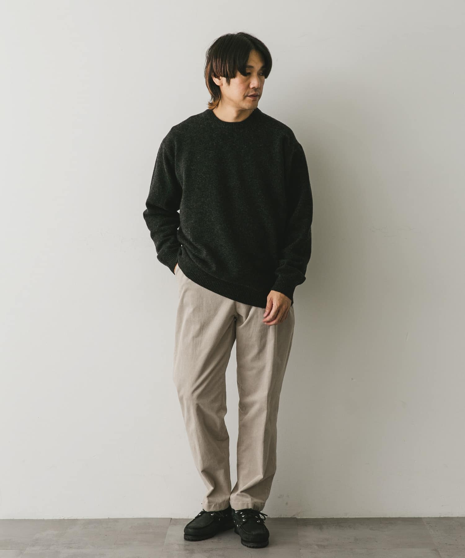 XLサイズ/WEB限定』ハミルトンウールクルーネックニット[DR47