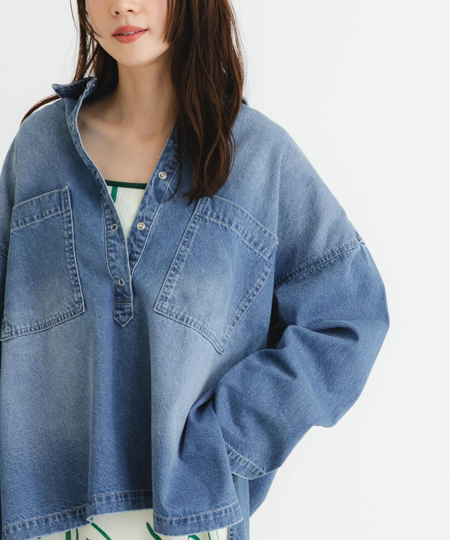 KURO × 6(ROKU)＞DENIM SHIRT/シャツ