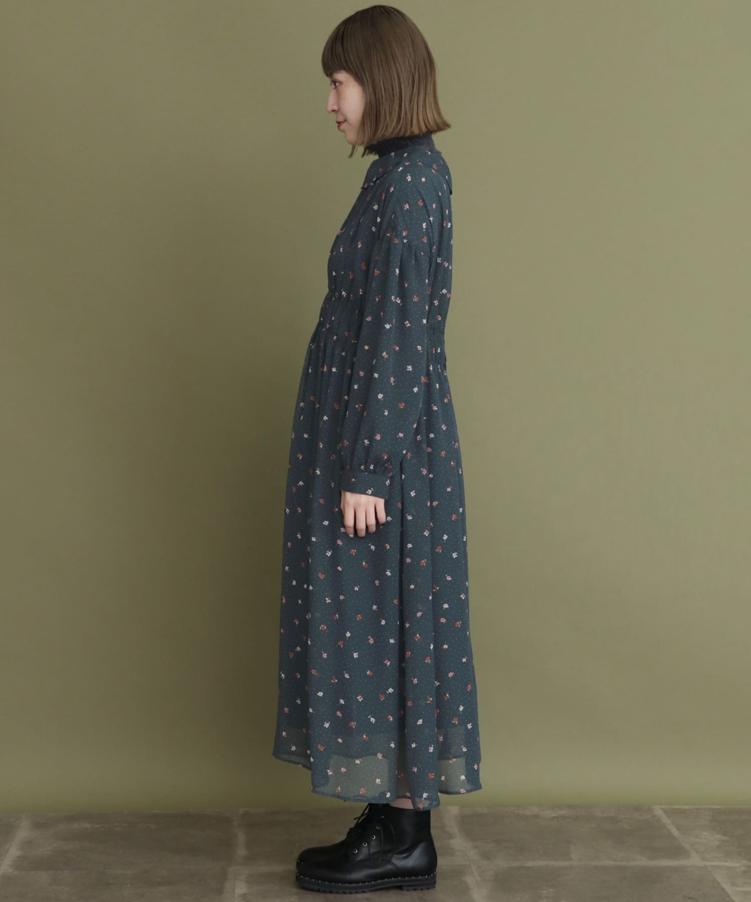 ドット×フラワー2wayシフォンワンピース[KB87-26D140]｜URBAN RESEARCH