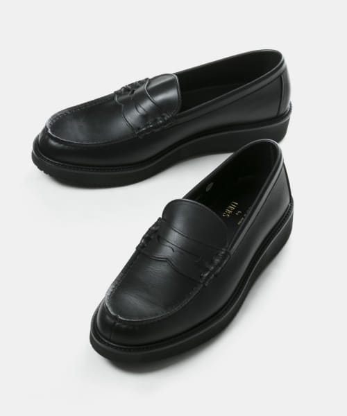 Penny Loafer U805P-BSM93: Black Penny Loafer U805P-BSM93: Black