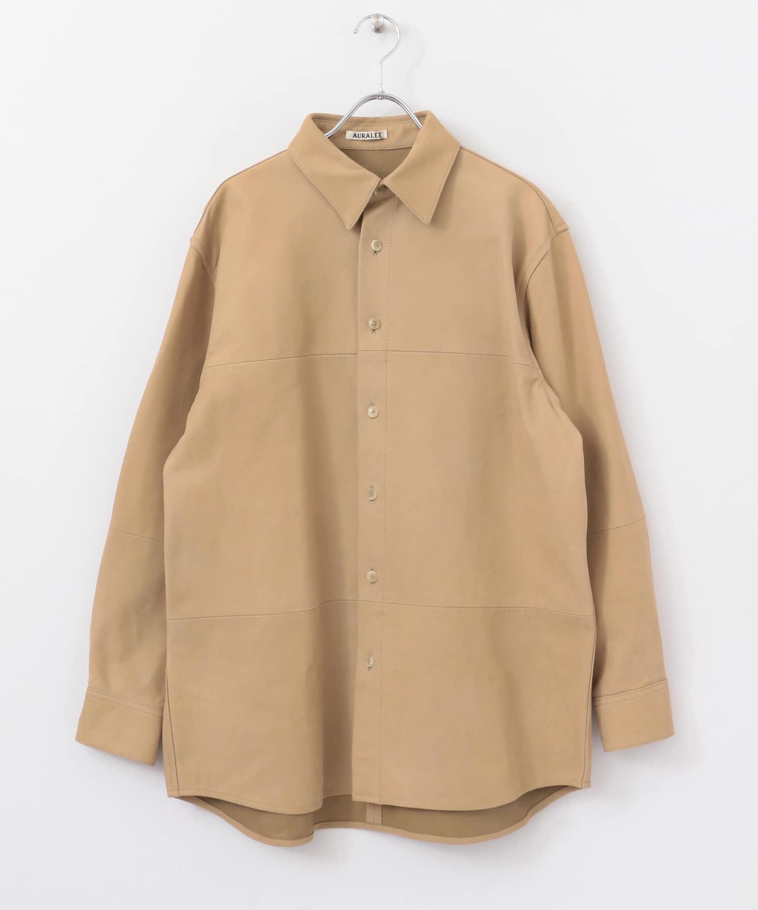 AURALEE NUBUCK LEATHER BIG SHIRTS[A20AB02NL-DM06]｜URBAN RESEARCH