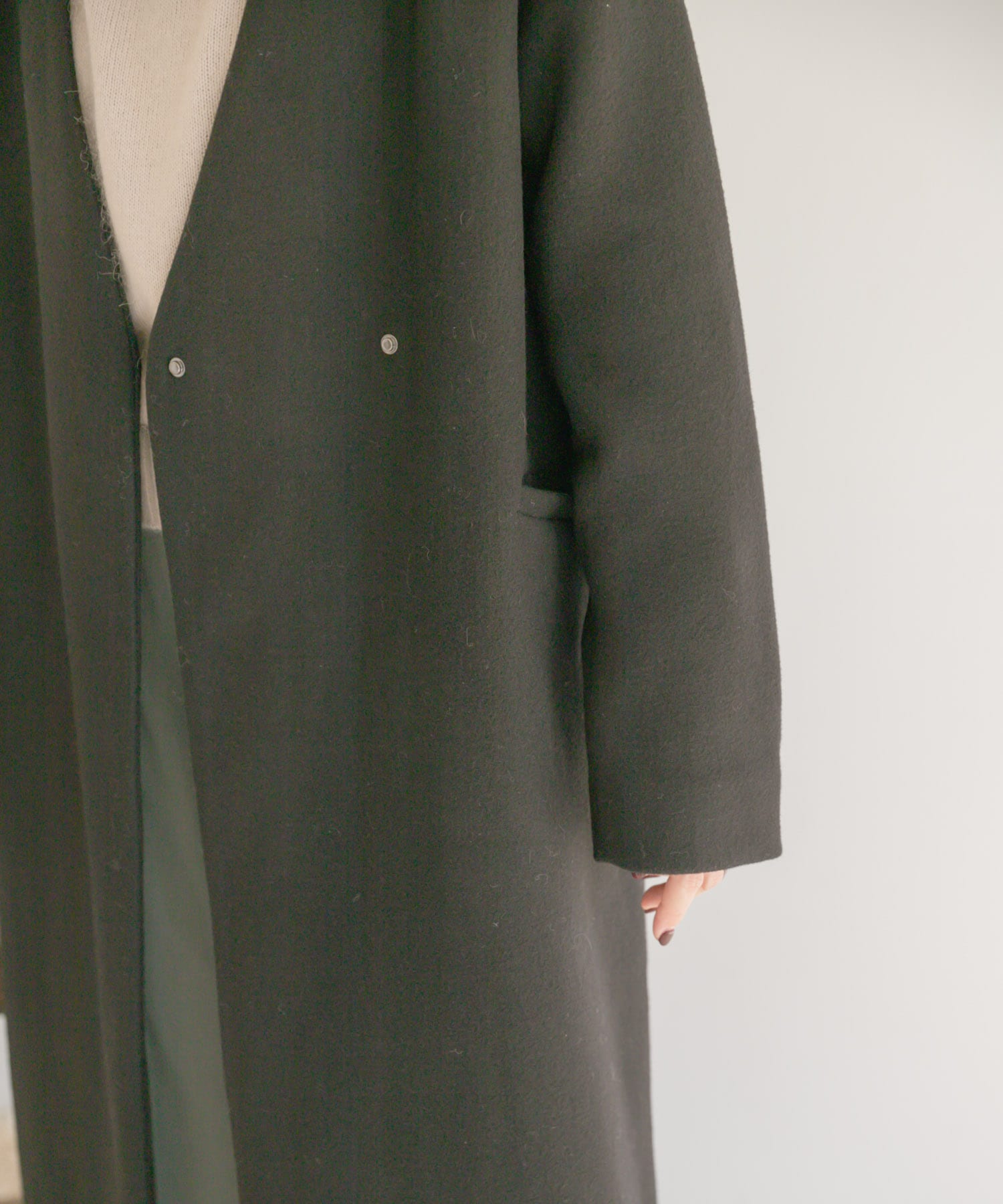 ITEMS URBAN RESEARCH ノーカラーコート